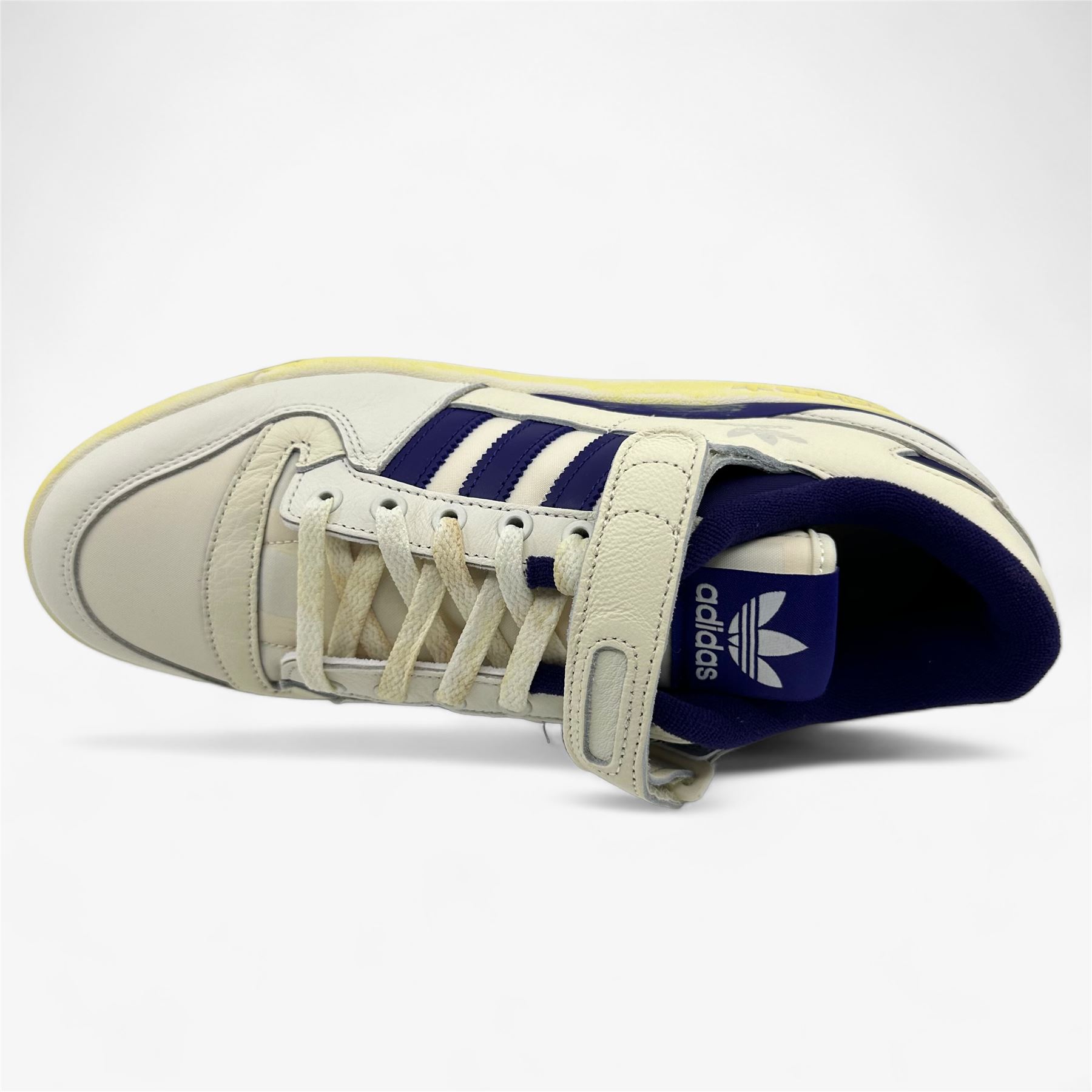 Adidas Forum 84 Low AEC Vintage White Purple Mens Size 10.5  display picture 1