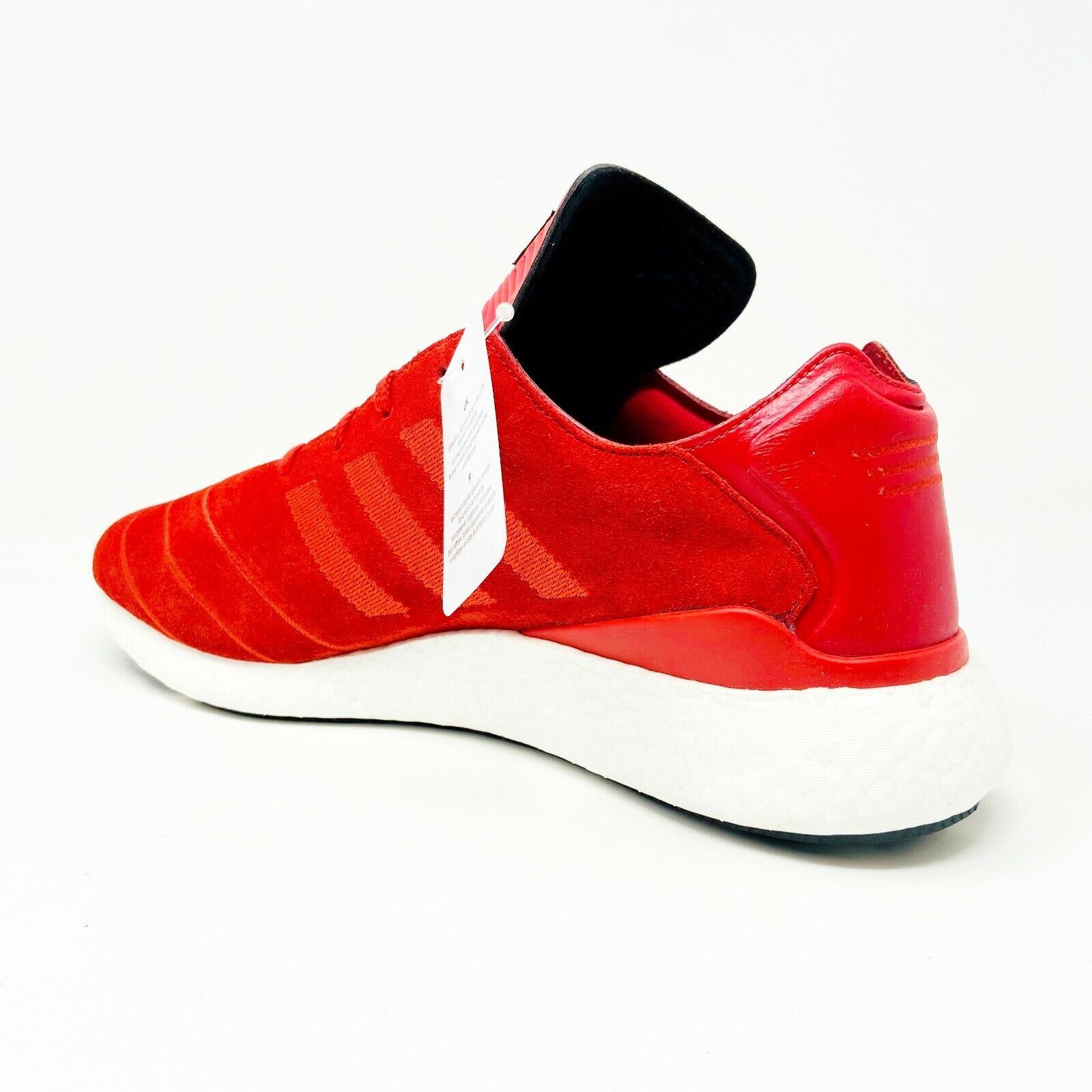 Adidas Busenitz Pure Boost Scarlet Red White Mens Running Sneakers