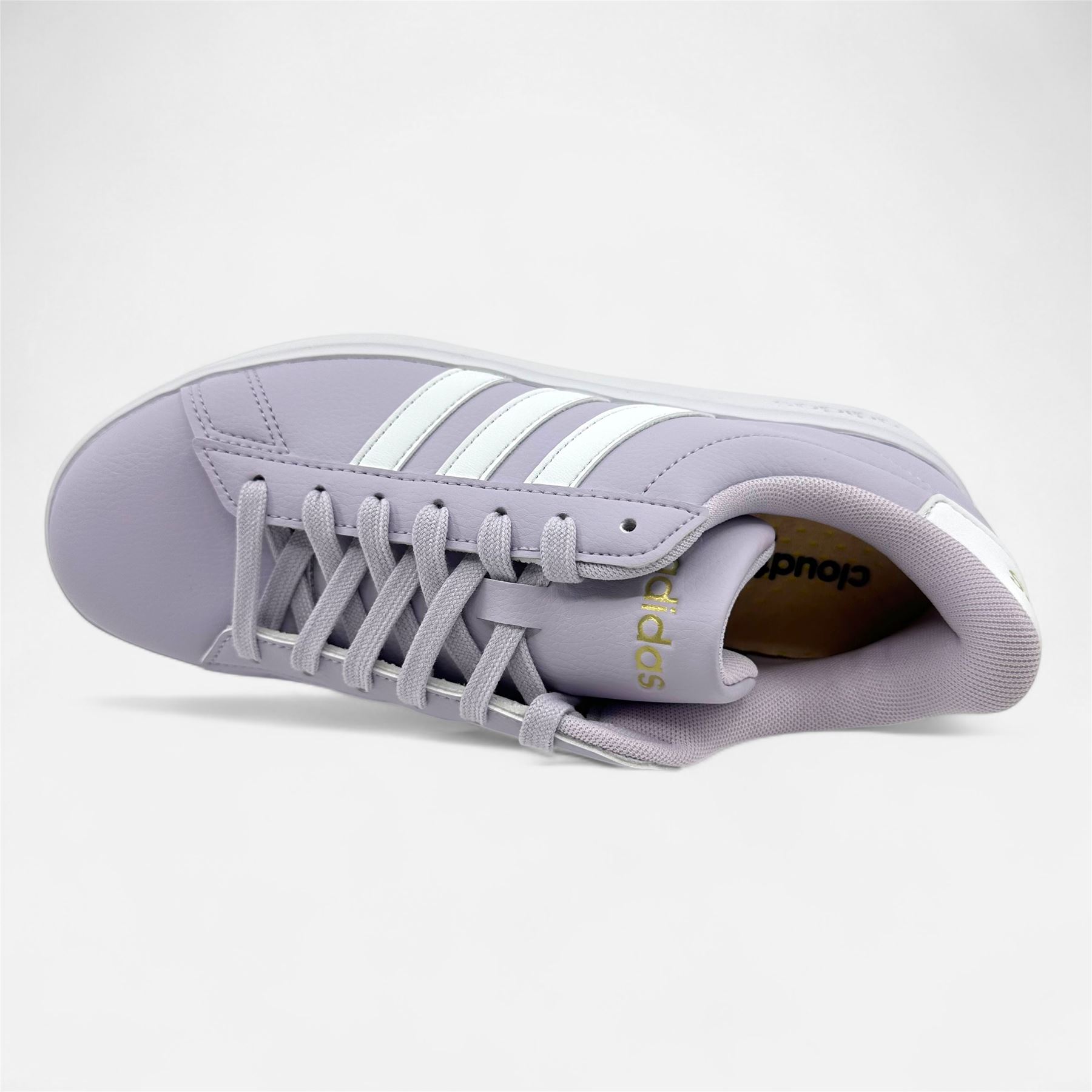 Adidas Grand Court 2.0 Silver Dawn Cloud White Womens
