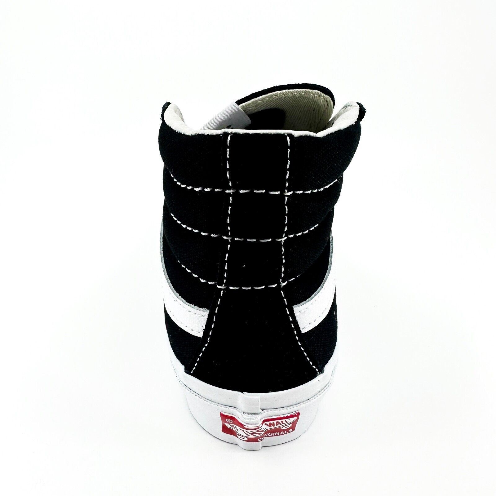 Vans Vault OG Sk8 Hi LX (Suede Canvas) Black True White Womens 
