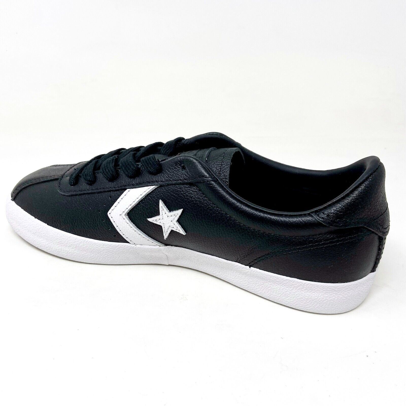 Converse Breakpoint Ox Black White Womens Leather Casual Shoes 
