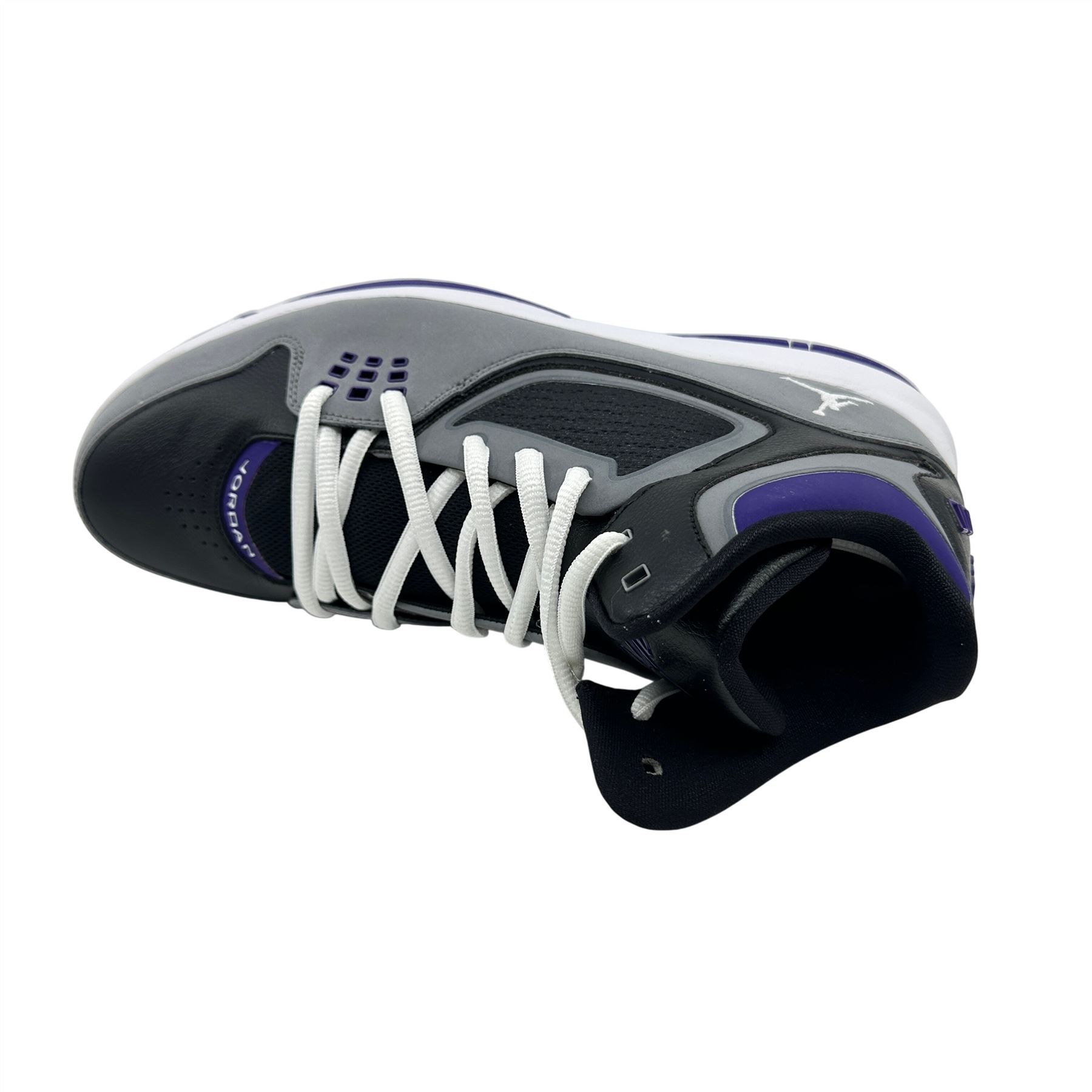 Jordan Flight 23 RST Black White Grey Purple Mens Athletic 