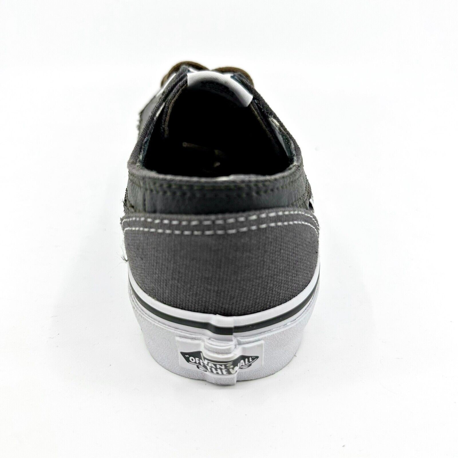 VANS Brigata (Leather Plaid) Asphalt Beluga Gray Womens Size  display picture 1