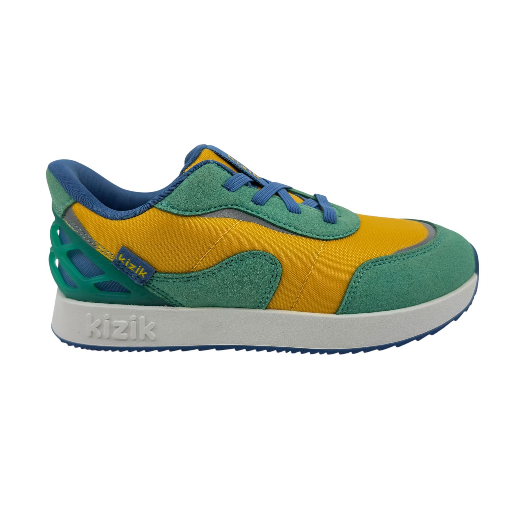 Kizik Orlando Spectra Yellow Kids Athletic Sneaker