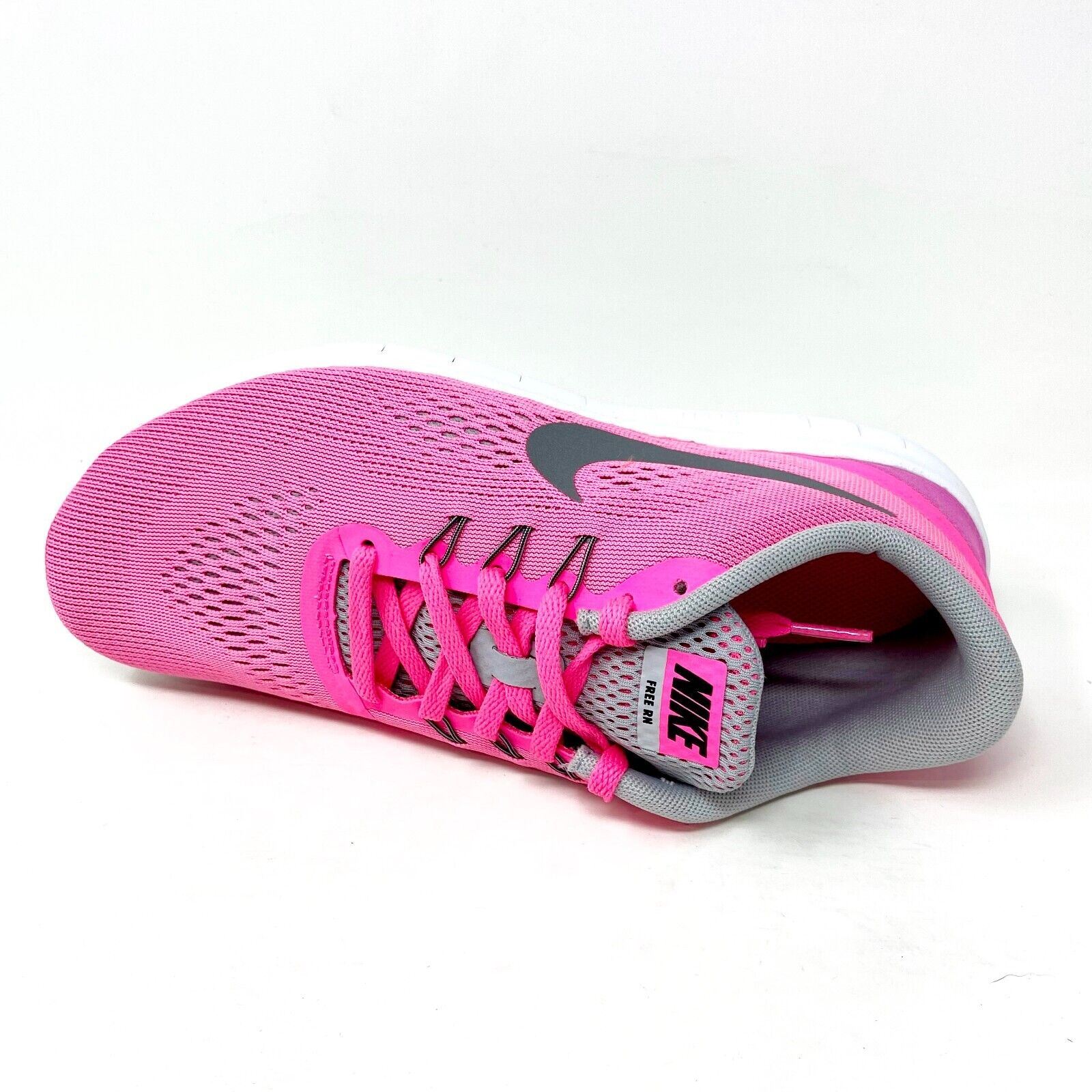 Nike Free RN (GS) Pink Burst Silver White Black Girls