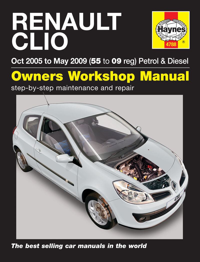 HAYNES SERVICE & REPAIR MANUAL 4788 Renault Clio Petrol & Diesel 55 to 09