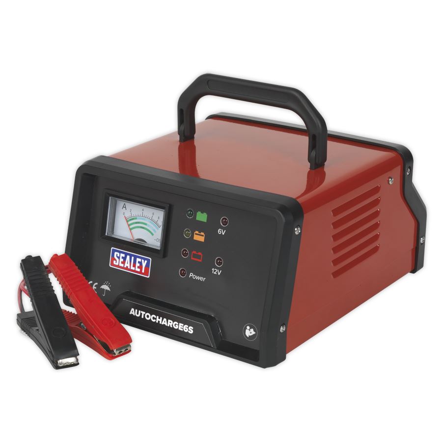 Sealey AUTOCHARGE6S Auto Maintenance High Frequency Battery Charger 6/12V 6Amp eBay