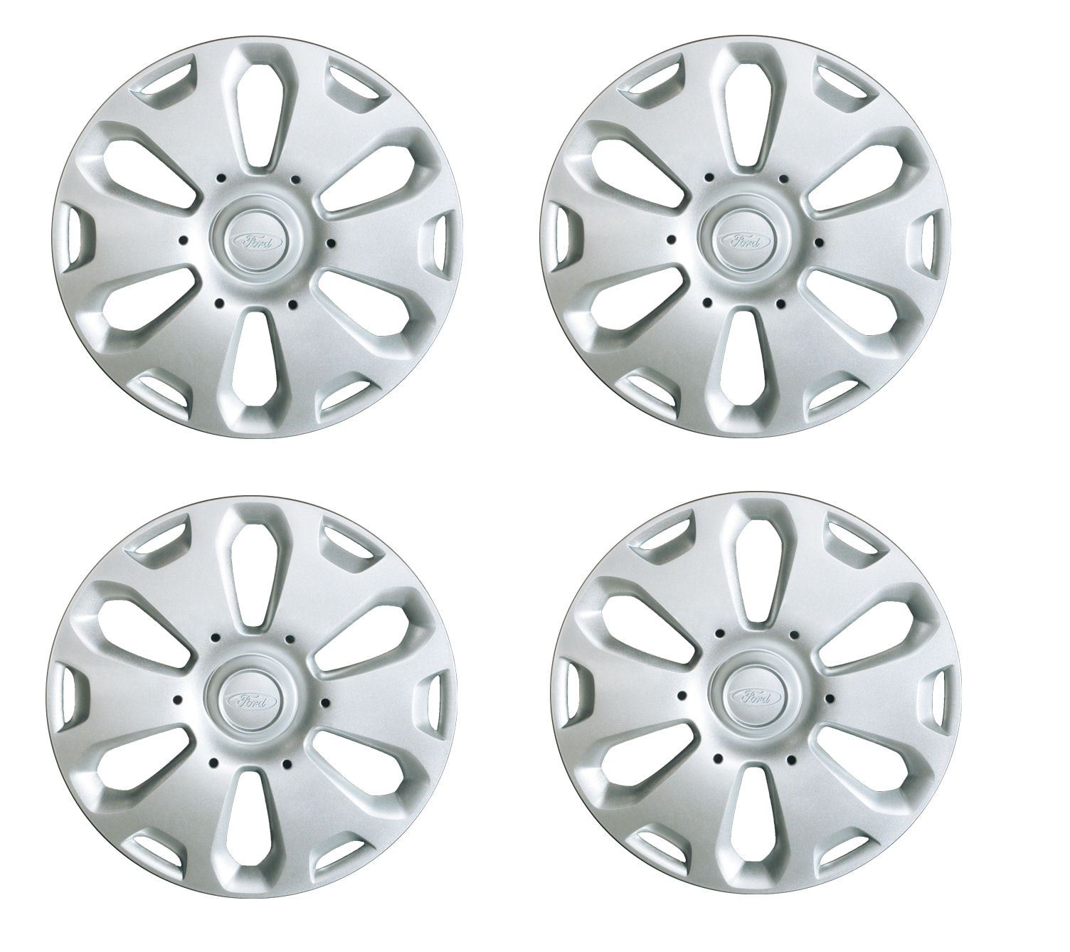 NEW GENUINE FORD FIESTA M6/M7 KA 14" WHEEL TRIMS / HUB CAPS Set of 4