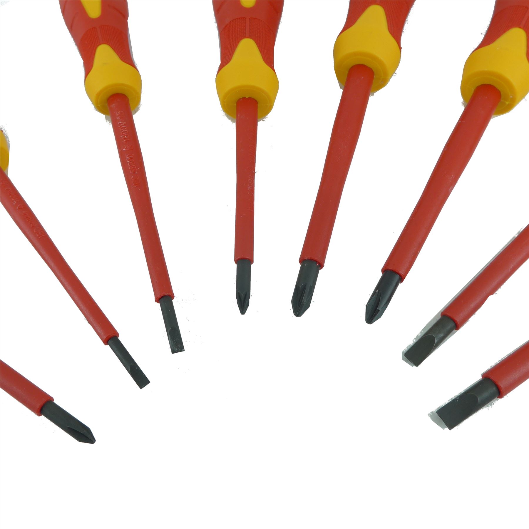 New Sealey Electrical 1000V Insulated Screwdriver Set 8pc VDE Approved