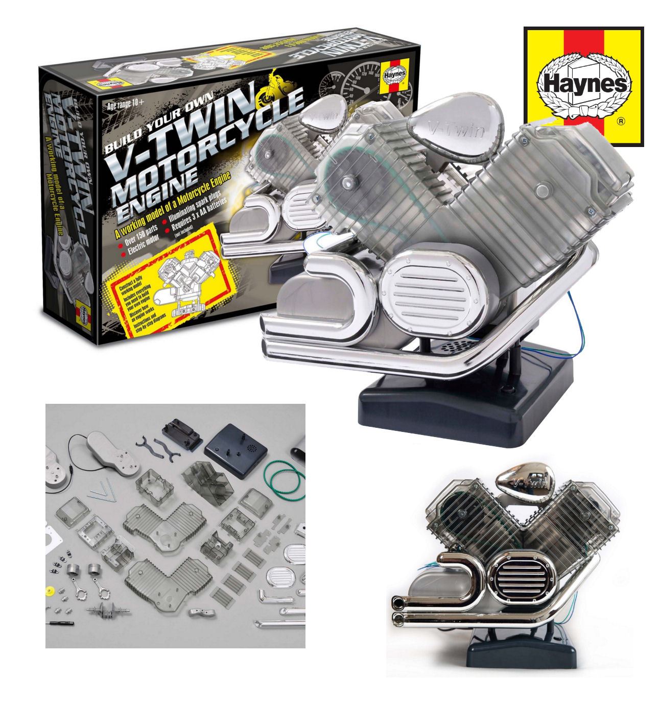 New Build Your Own Haynes Engine Model Kit Internal Combustion, V8 & Motorcycle eBay