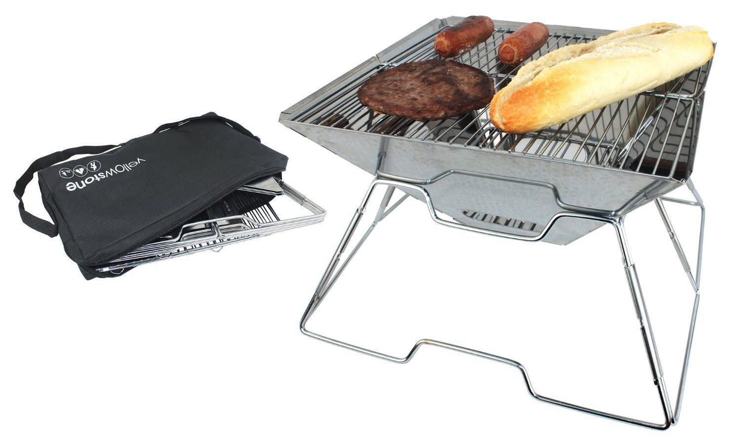Yellowstone Pac Flat Folding Portable BBQ Beach Camping Festival Picnic