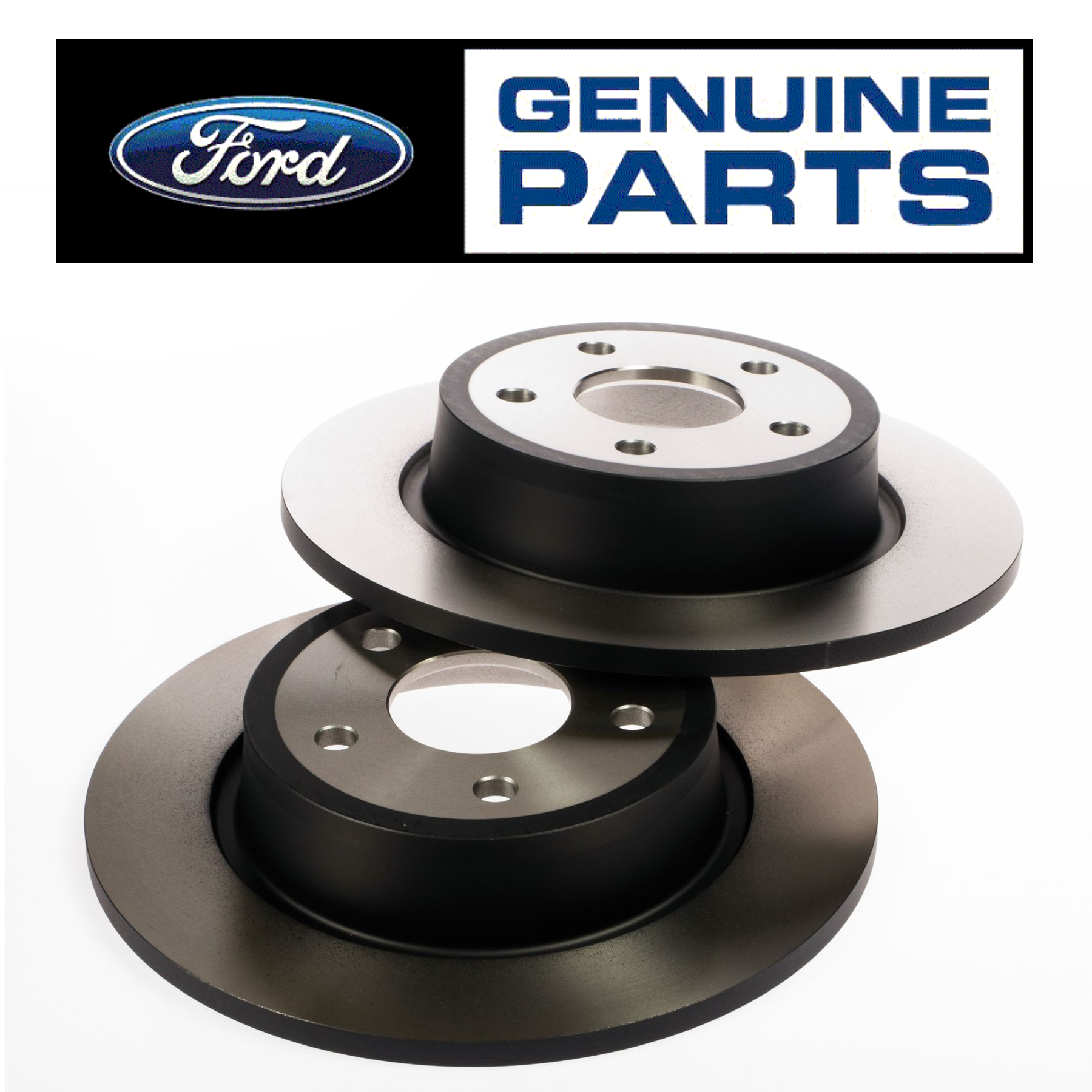 Genuine Ford Kuga 2012 onwards Rear Solid Brake Discs PAIR 5 Stud