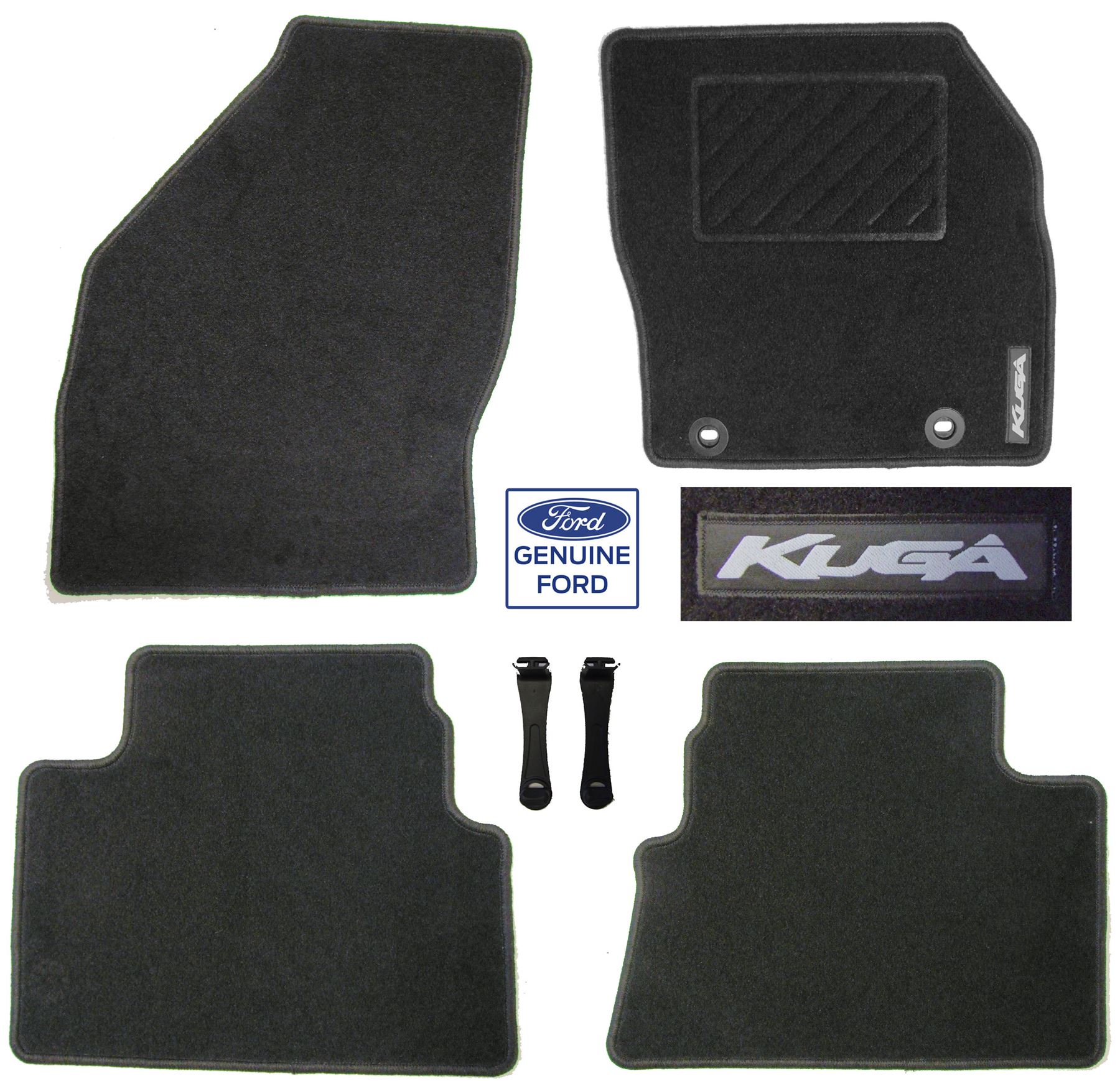 New Genuine Ford Fiesta MK6 20012008 Set of 4 Tailored Carpet Mats