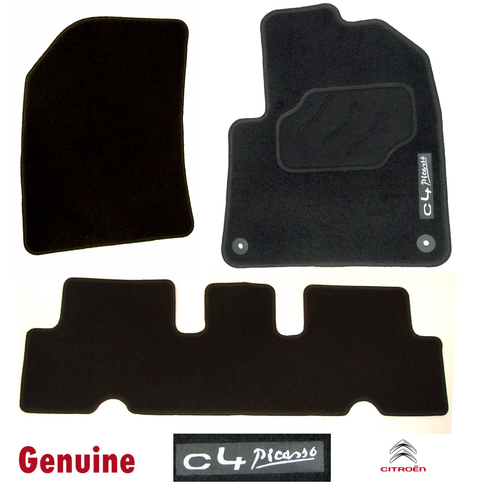 NEW GENUINE CITROEN C4 PICASSO MK2 13 on FRONT & REAR TAILORED CARPET FLOOR MAT eBay NEW GENUINE CITROEN C4 PICASSO MK2 13 on FRONT & REAR TAILORED CARPET FLOOR MAT eBay