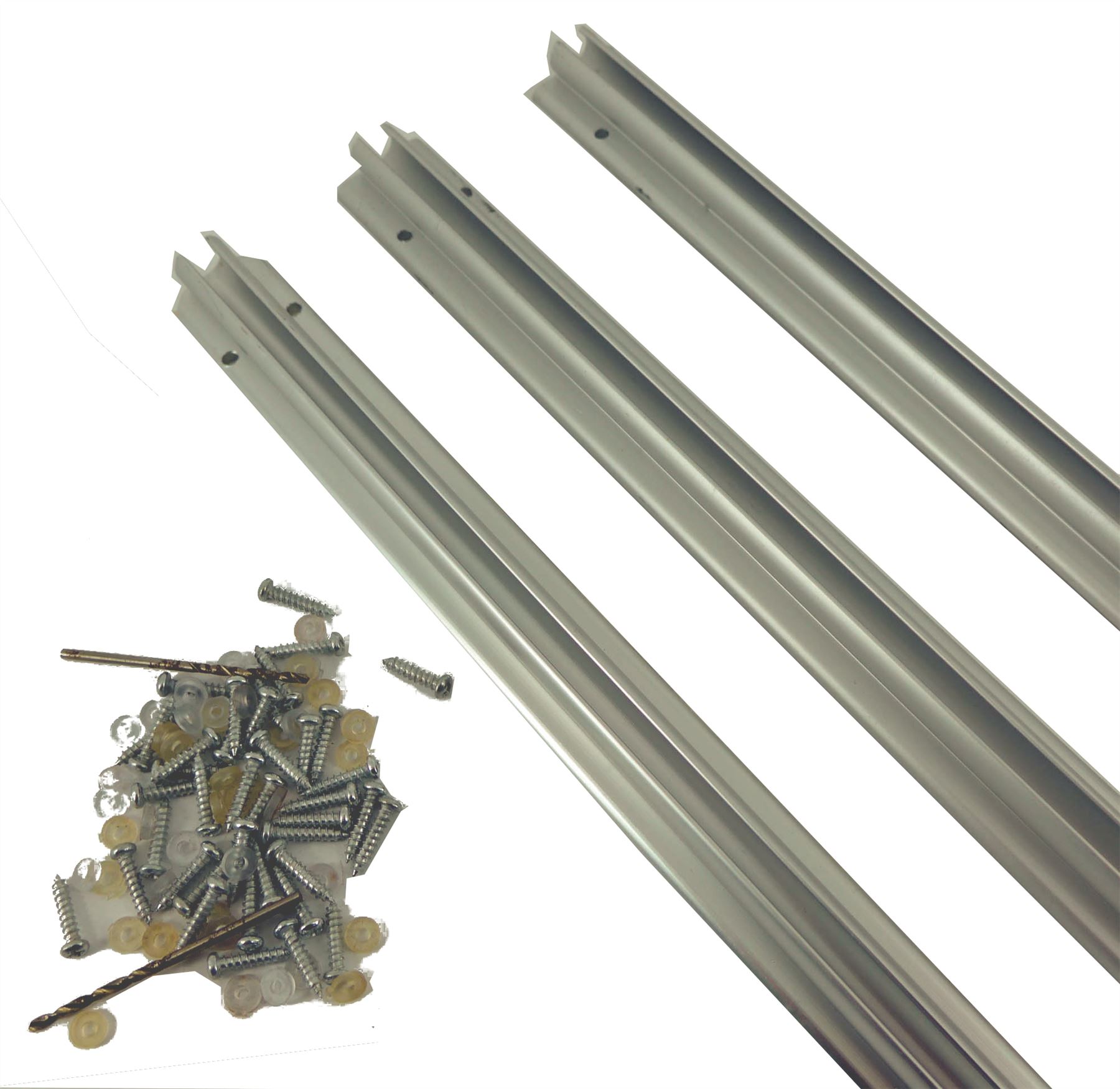 Caravan Motorhome Campervan Awning Rail Channel Kit 3x 1.2m Strips 3.6m