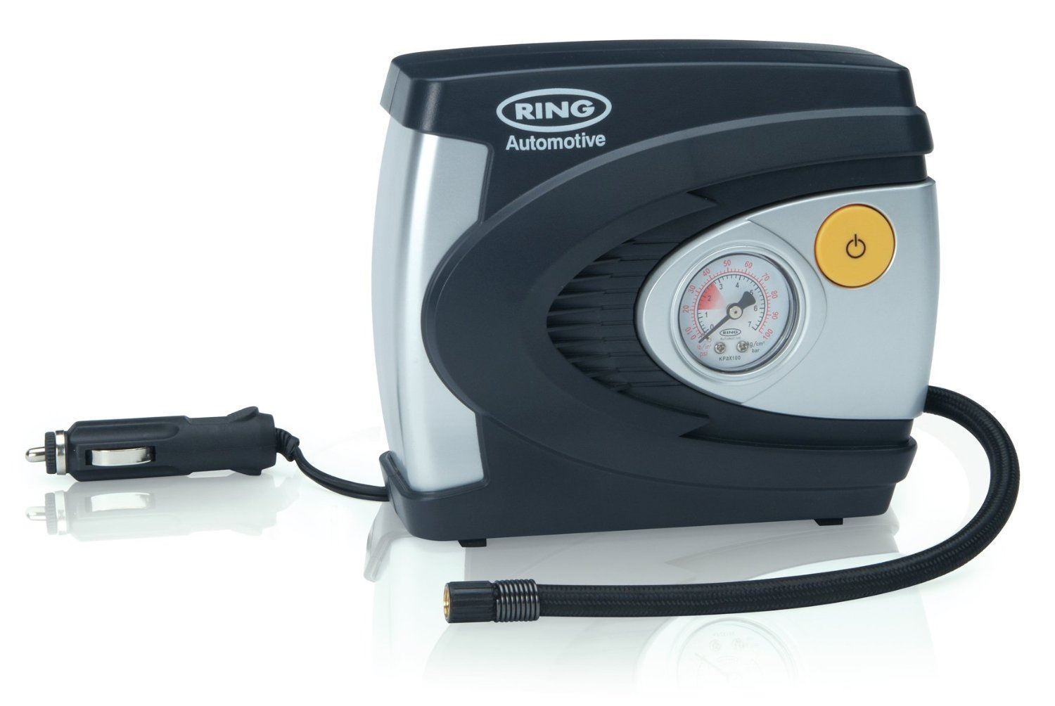 New Ring RAC610 12v Analogue Air Compressor Wheel Tyre Inflator Pump