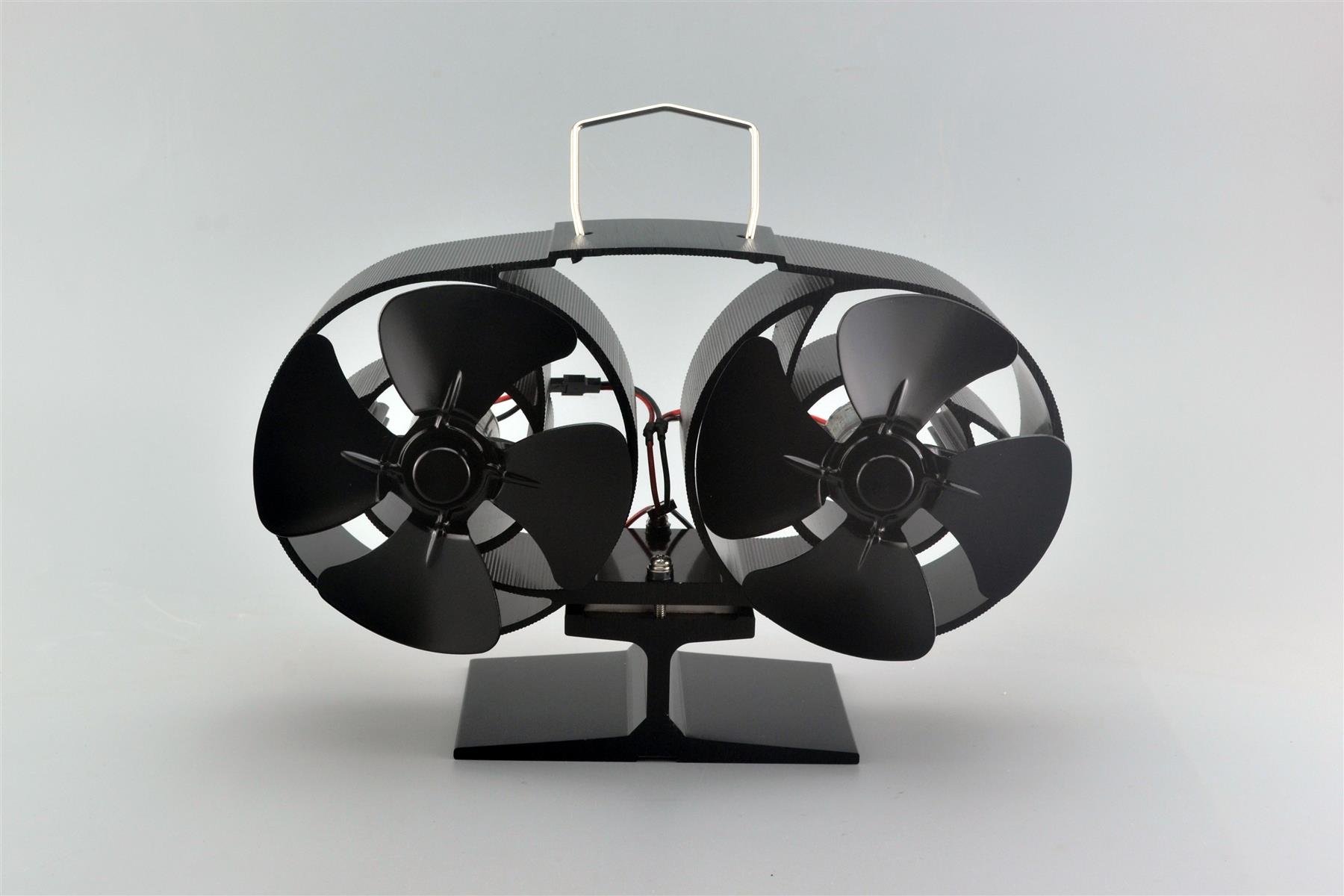 Stove Fan for Wood Burners & Multi Fuel Gas Stoves Small 8 Blade New