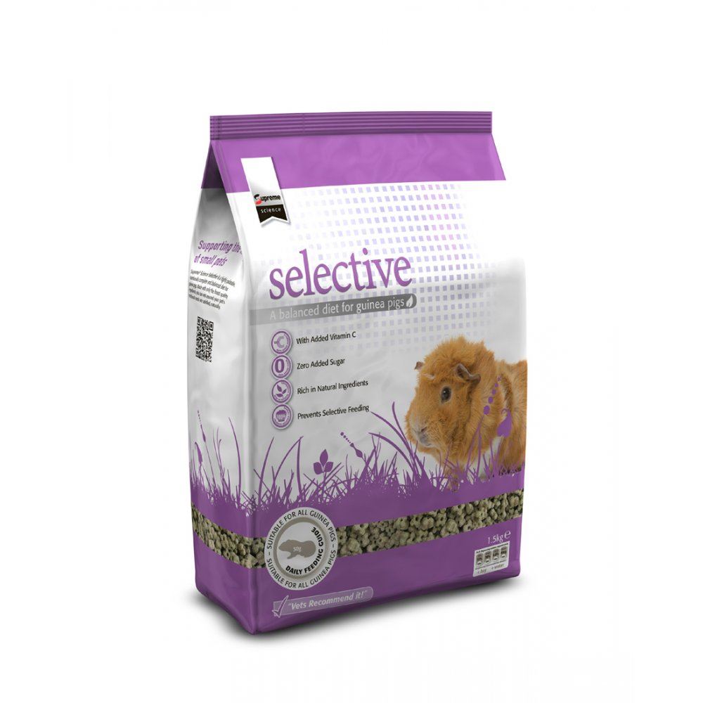 selective guinea pig food