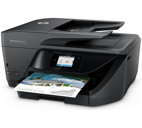 HP OfficeJet Pro 6970 All-in-One Printer Wireless with ...