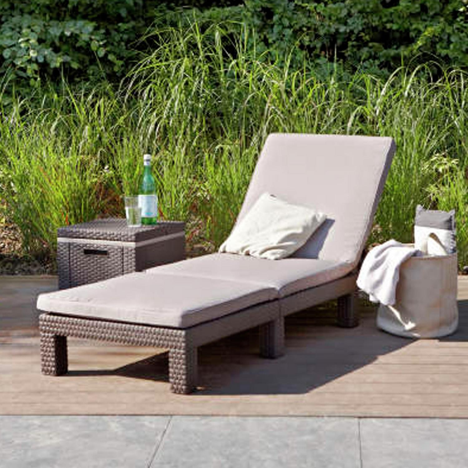 Keter Daytona Rattan Sun Lounger Brown Genuine Replacement Spare Parts - Picture 5 of 14