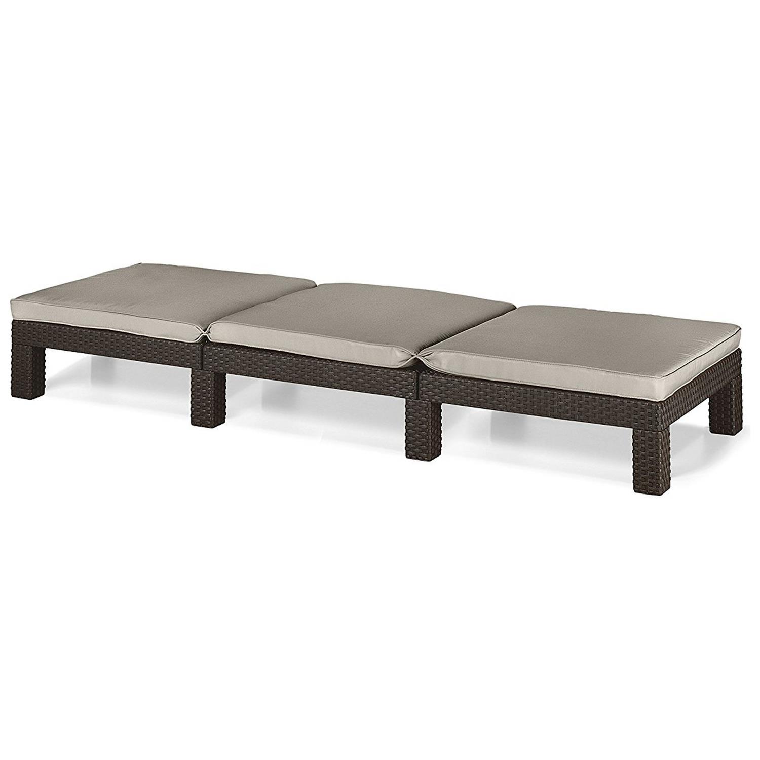 Keter Daytona Rattan Sun Lounger Brown Genuine Replacement Spare Parts - Picture 8 of 14