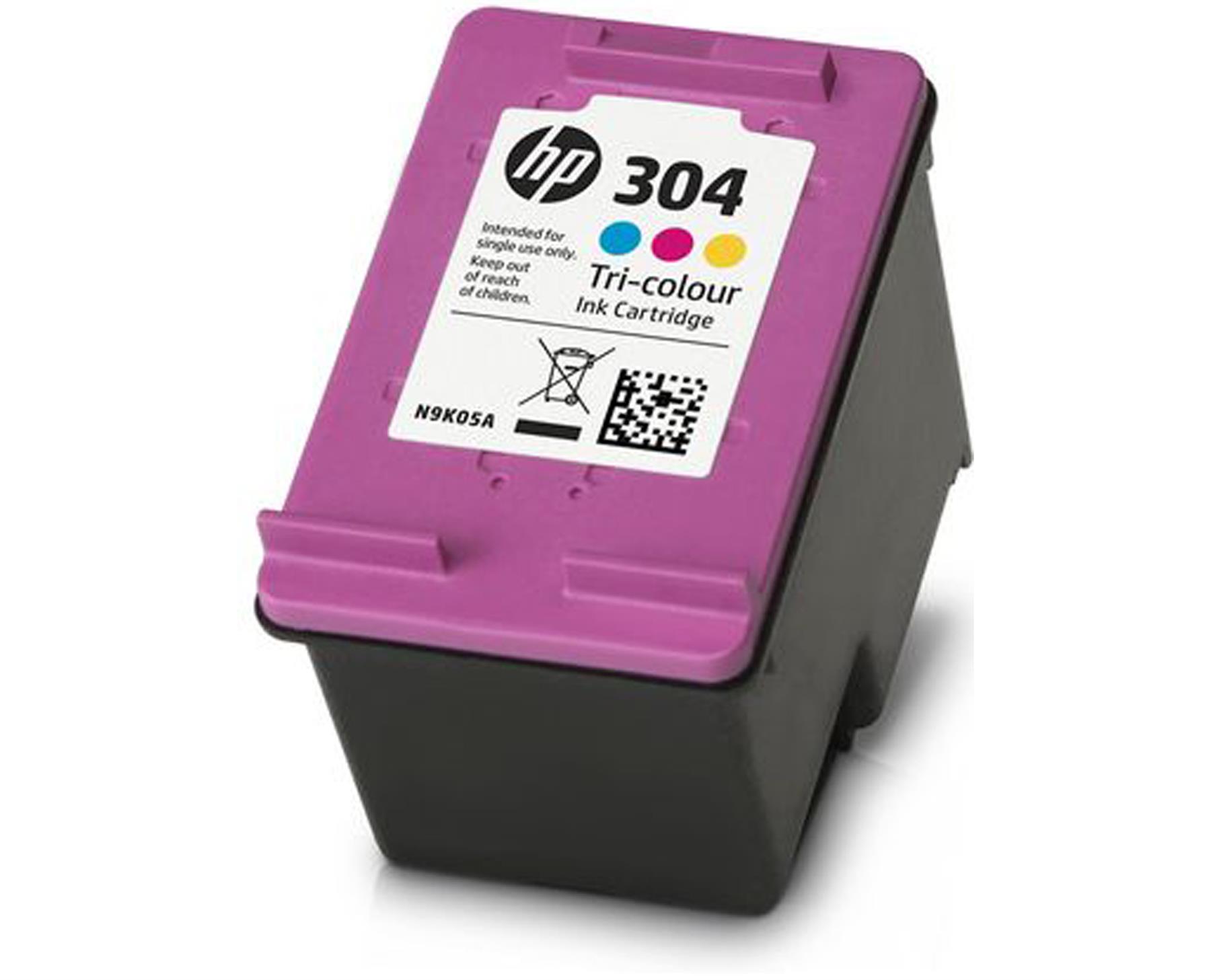 HP 304 Black & Colour Ink Cartridge Combo Deskjet 2632 Printer Genuine