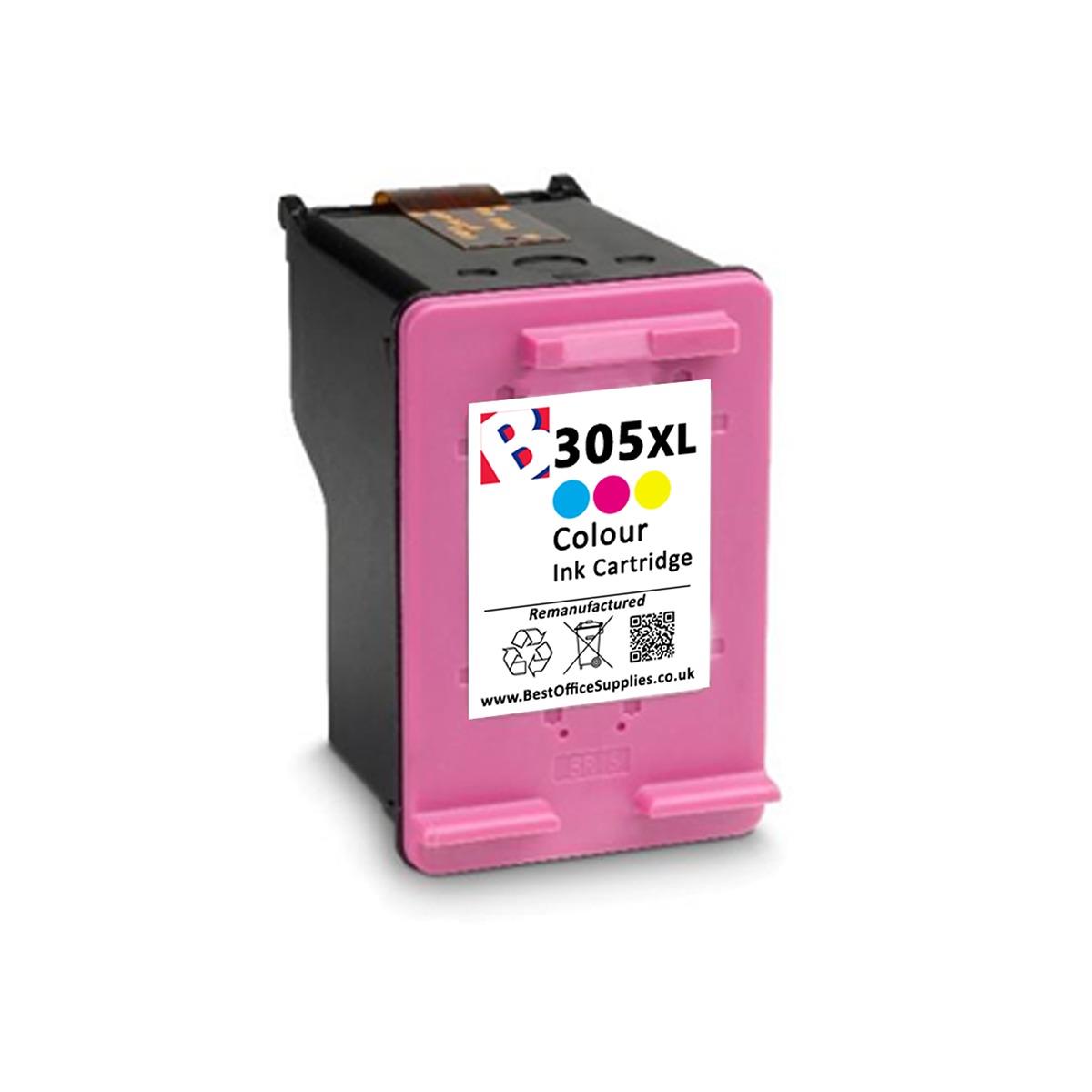 InkYeah 305 Inktcartridges Zwart en Kleur, 305 Inktcartridges Vervanging voor HP Ink 305, Printerinkt 305 XL voor DeskJet 2700 2720 2710 2300 Plus 4120 4100 4110 Envy 6000 6032 6020 6022 Pro 6400