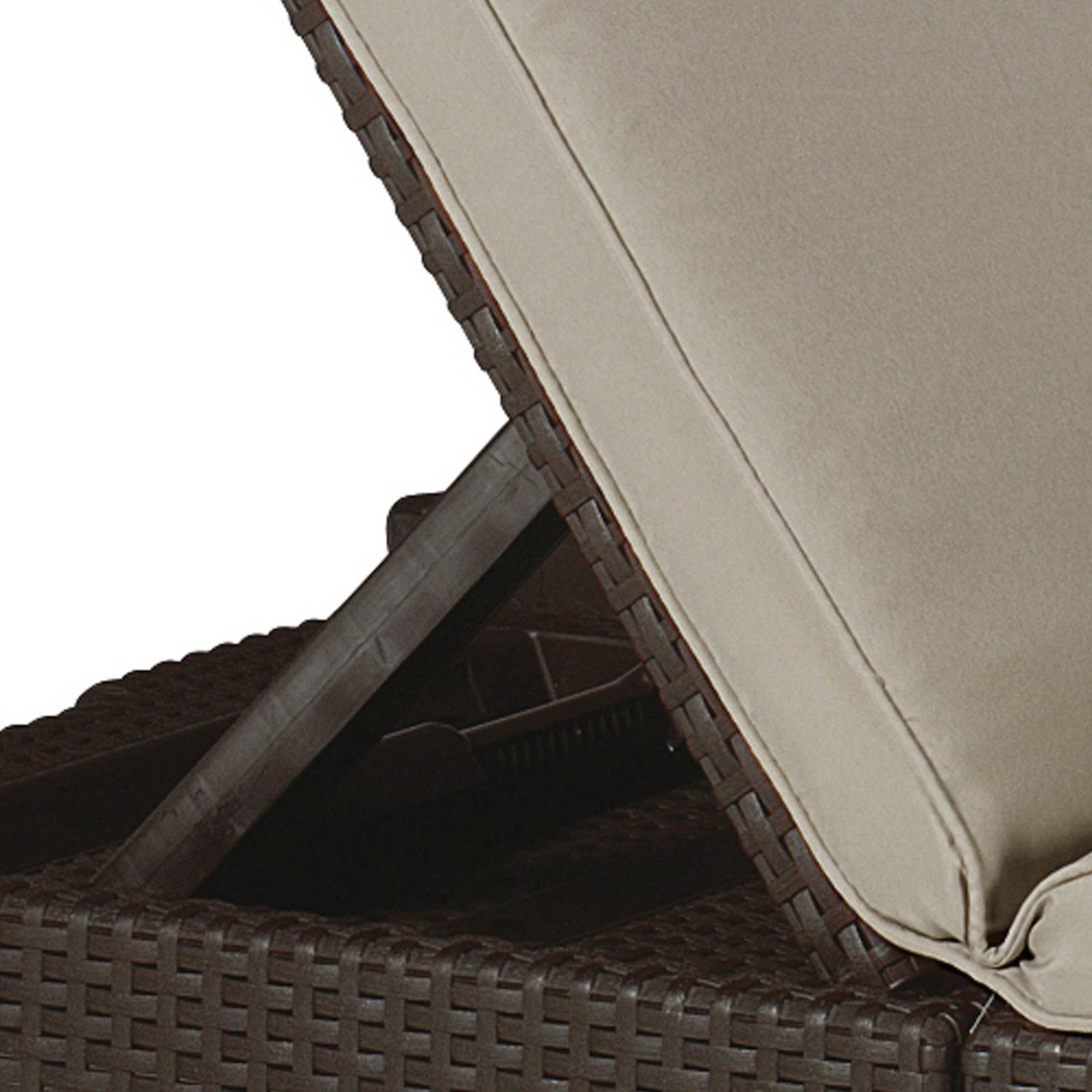 Keter Daytona Rattan Sun Lounger Brown Genuine Replacement Spare Parts - Picture 11 of 14