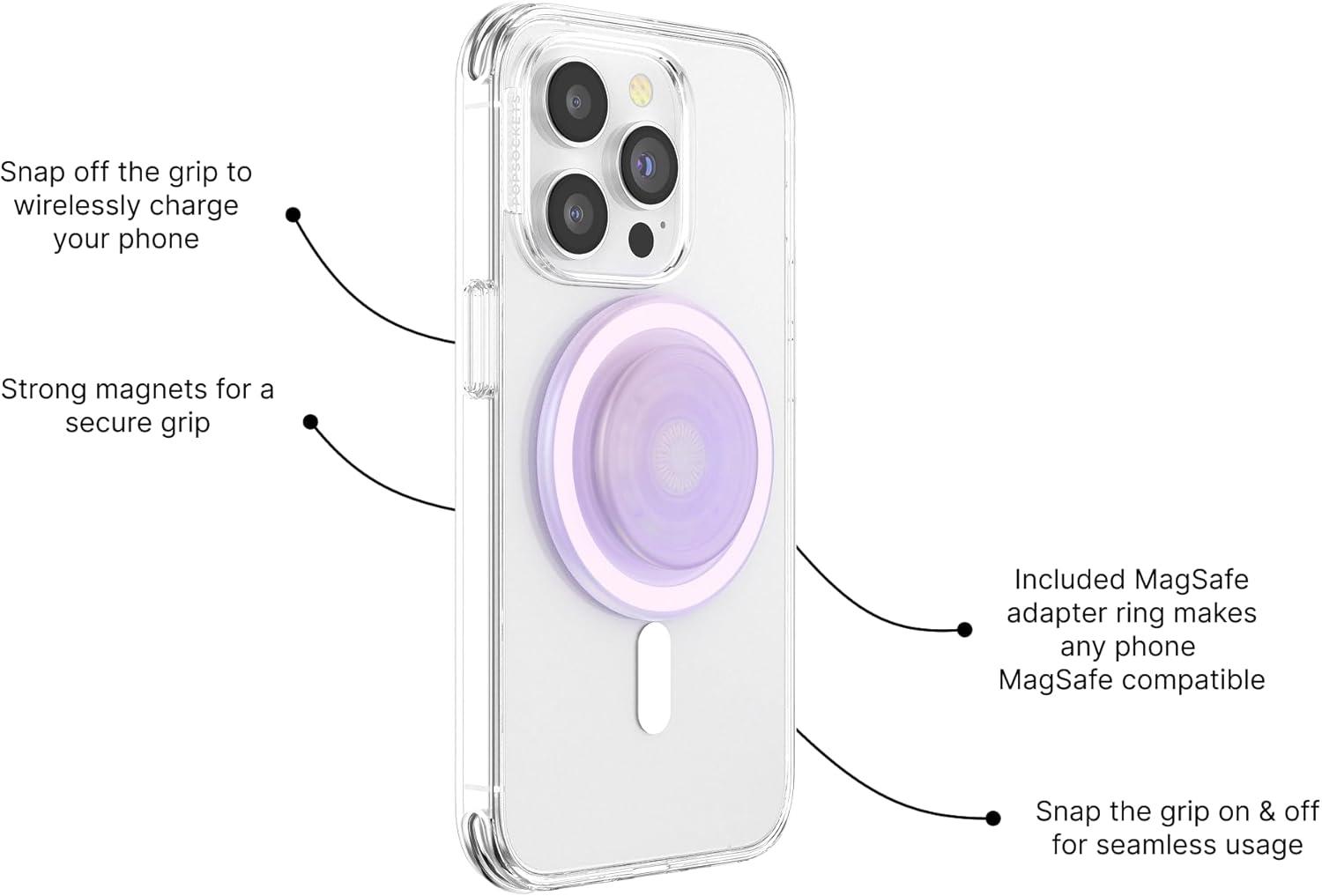 PopSockets for MagSafe, Magnetic Phone Grip Stand, Secured Grip
