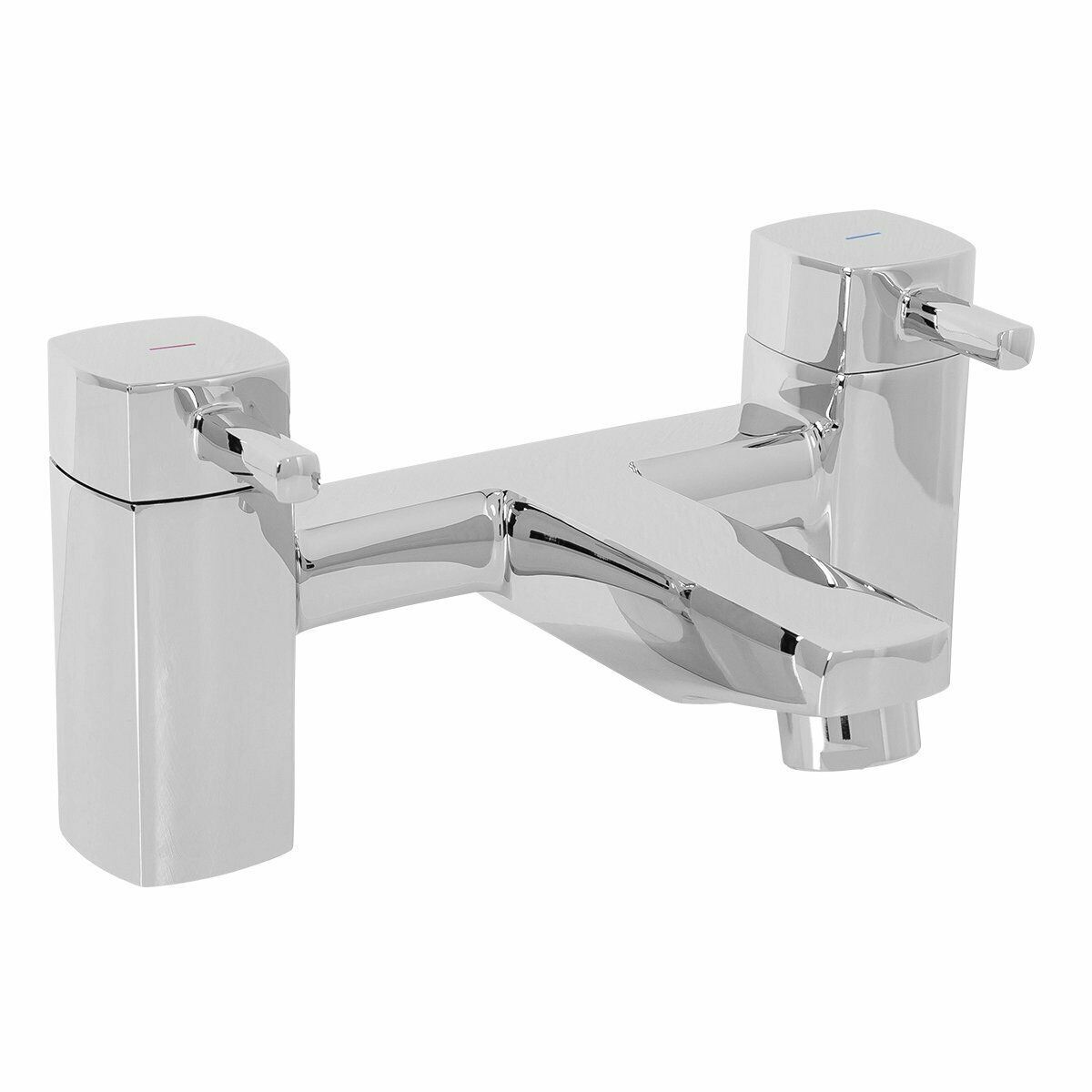 Modern Bathroom Square Basin Tap Bath Filler Shower Mixer Chrome Sink