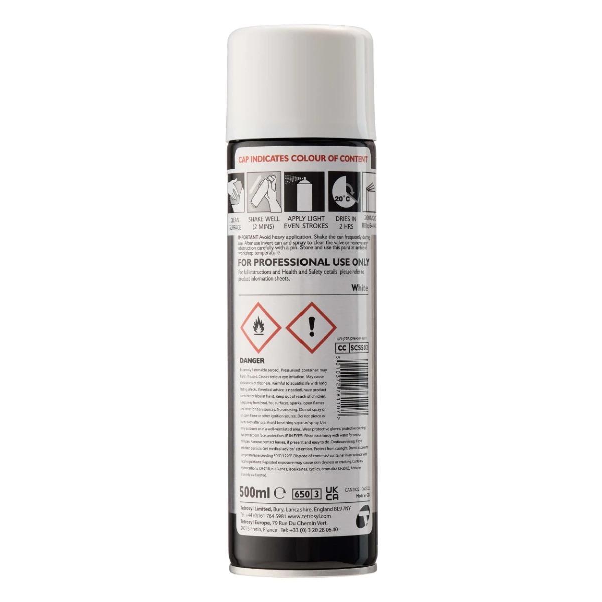 Tetrosyl Stonechip Stone Chip Protector Aerosol White 500ml SCS502