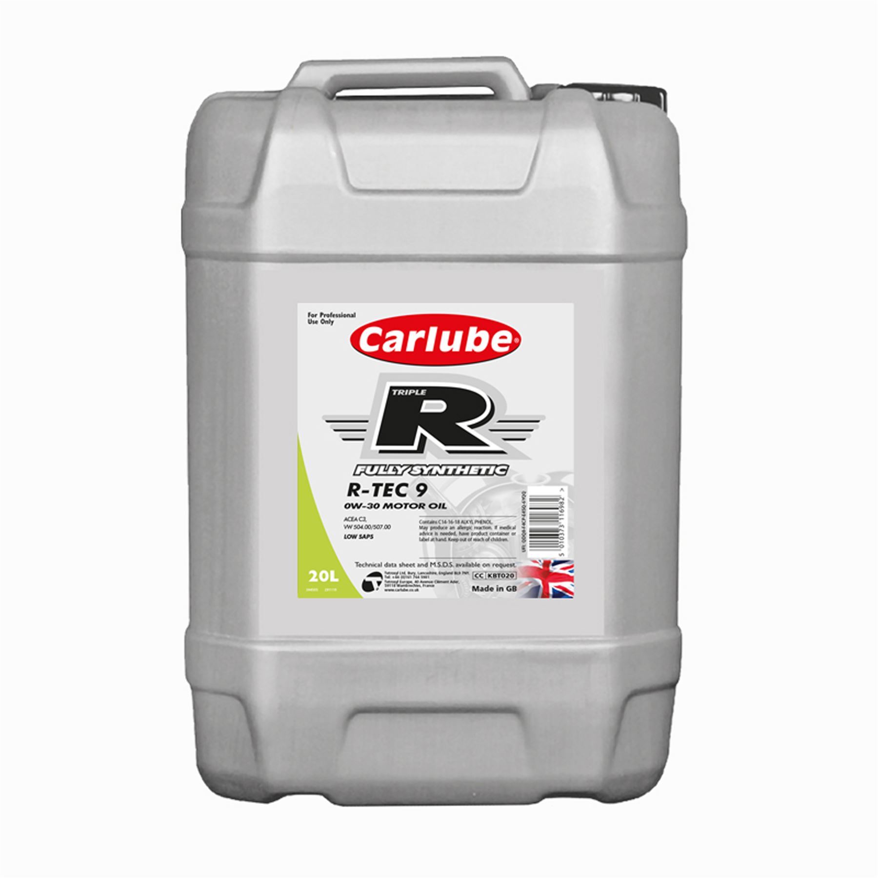 Carlube SAE 0W20 0W30 10W40 15W40 20W50 5W20 5W30 5W40 Engine Oil 20
