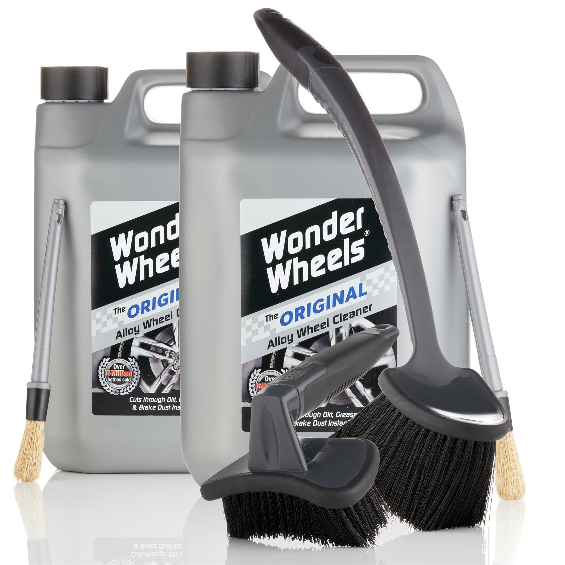 Original Alloy Wheel Cleaner With Brush Wheel Cleaning Kit Wonder Wheels WWK500 | UK