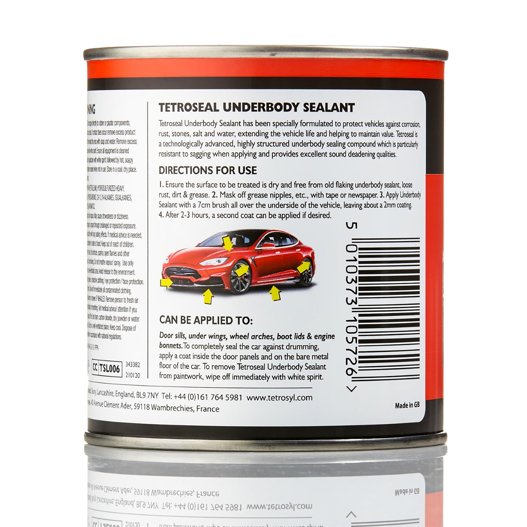 Tetroseal Ultimate Underbody Sealant 475g 5010373105726 eBay
