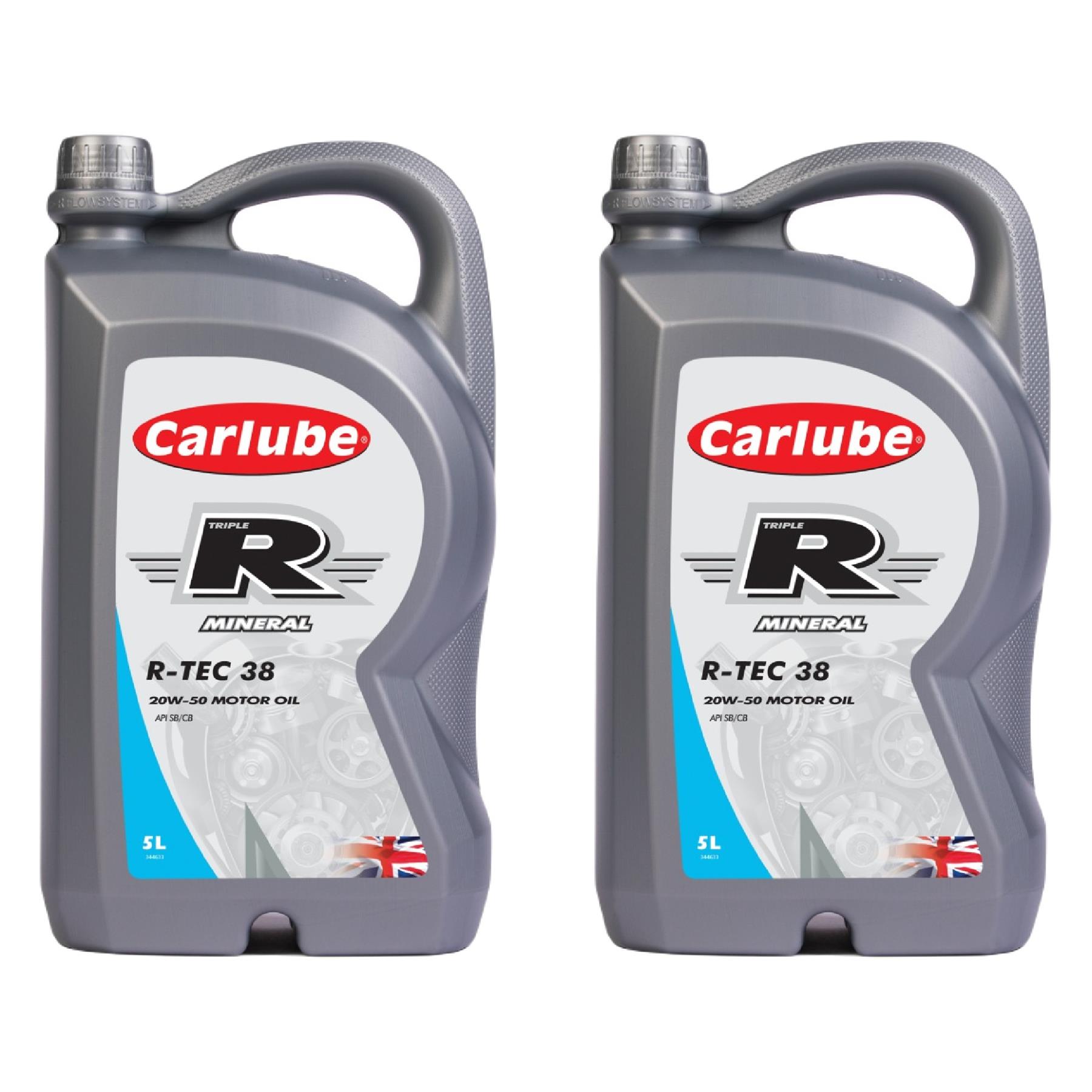Carlube Engine Oil Triple R 20W50 API SB CB Mineral R-TEC 38 1 5 6 20 Litre - Picture 18 of 20