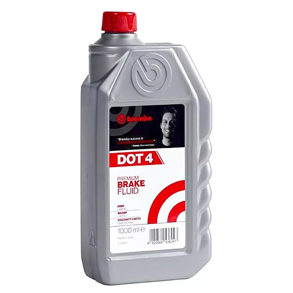 Brake Fluid DOT4 250ml 500ml 1L 5 Litres 1500 Viscosity at -40C Degrees BREMBO - Picture 37 of 53