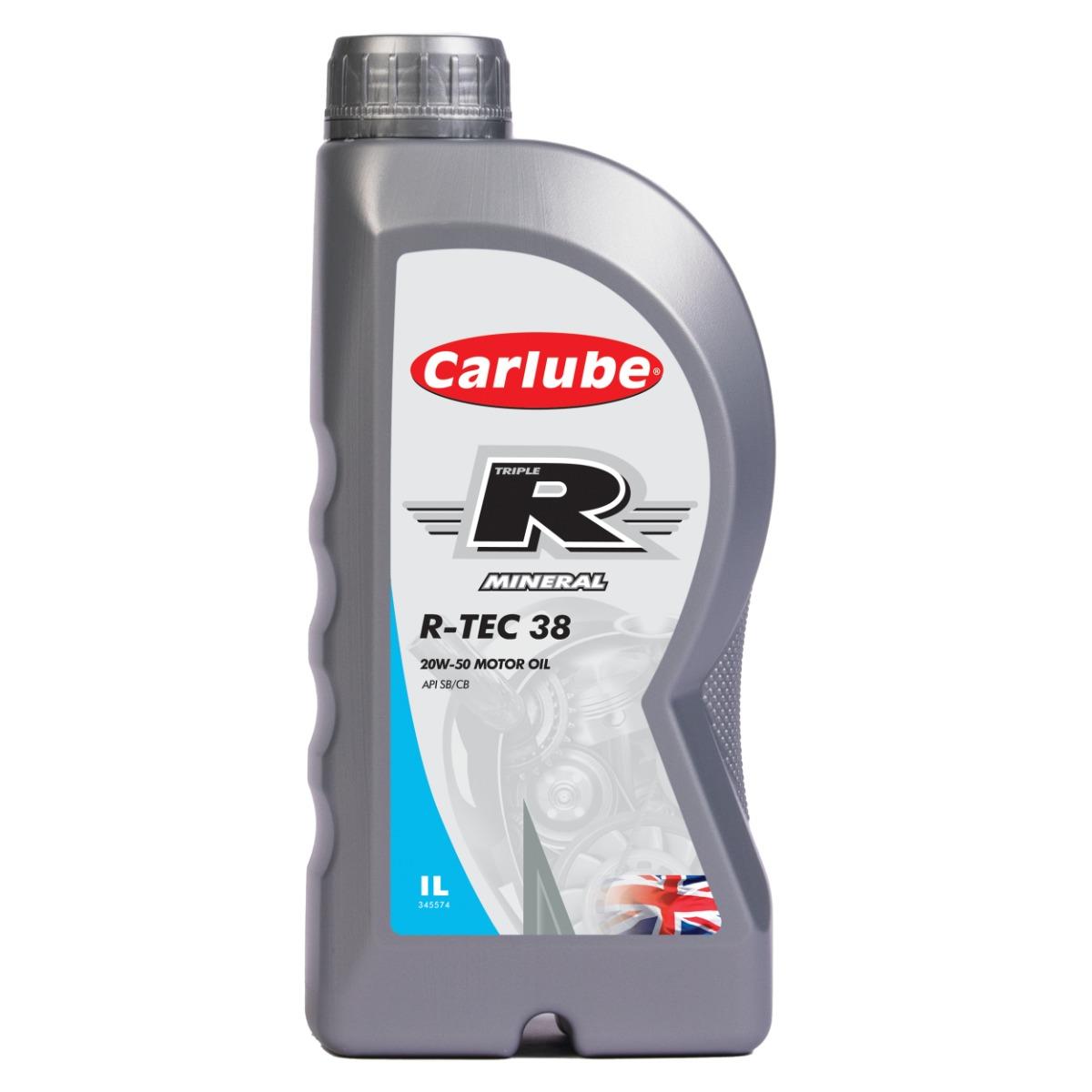 Carlube Engine Oil Triple R 20W50 API SB CB Mineral R-TEC 38 1 5 6 20 Litre - Picture 12 of 20