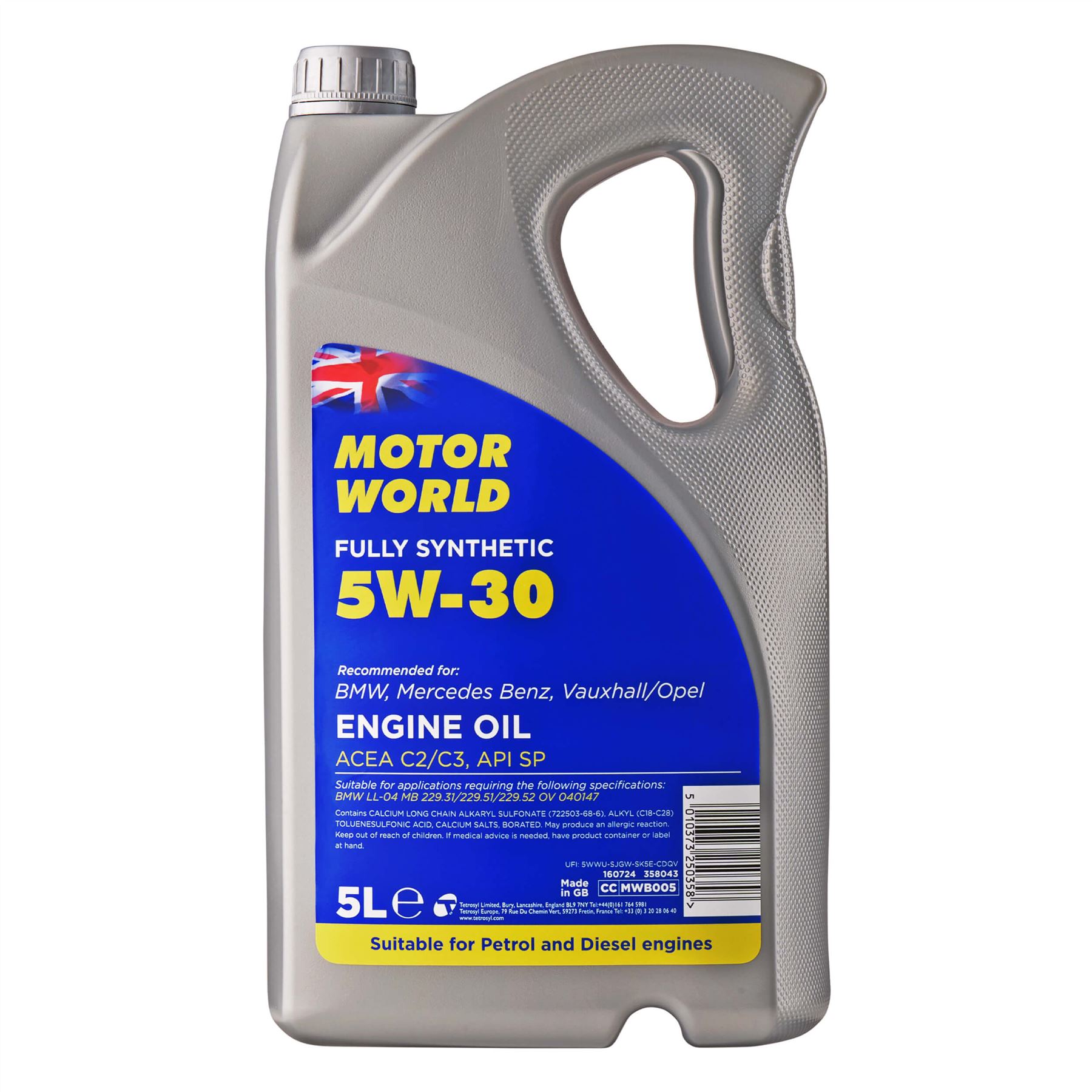 Oil & Air & Fuel Filter & Pollen Filter & 5L Engine Oil 5W30 Fits