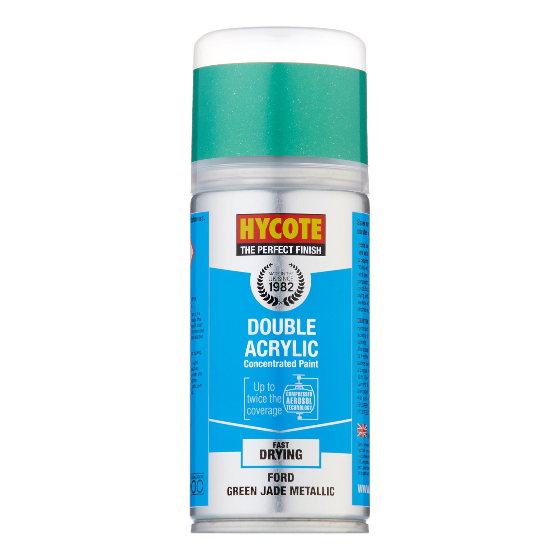 Hycote XDFD303 Double Acrylic Paint 150ml Ford Green Jade (Metallic