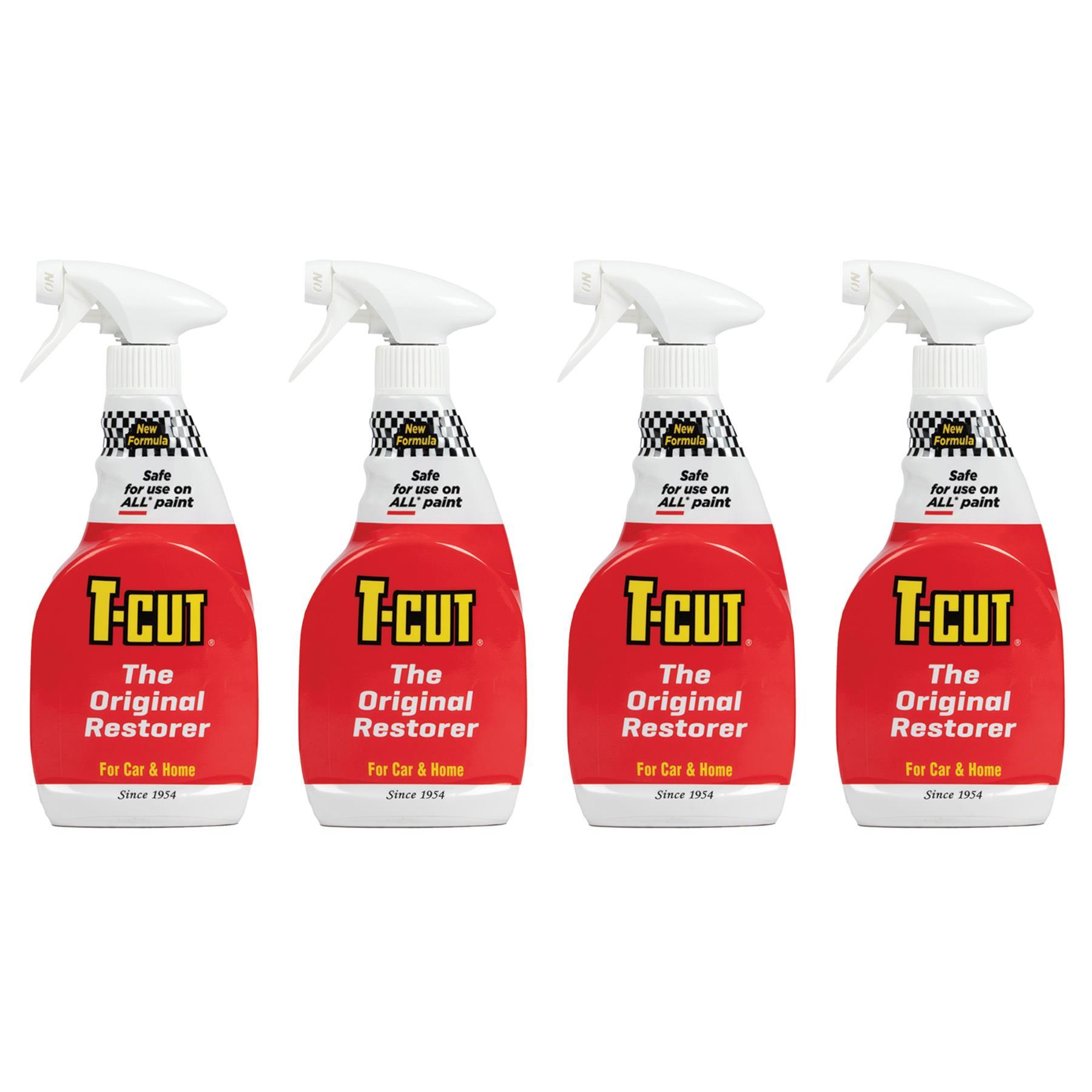 T-Cut Original Trigger Spray Colour Paint Restorer 500ml x 4