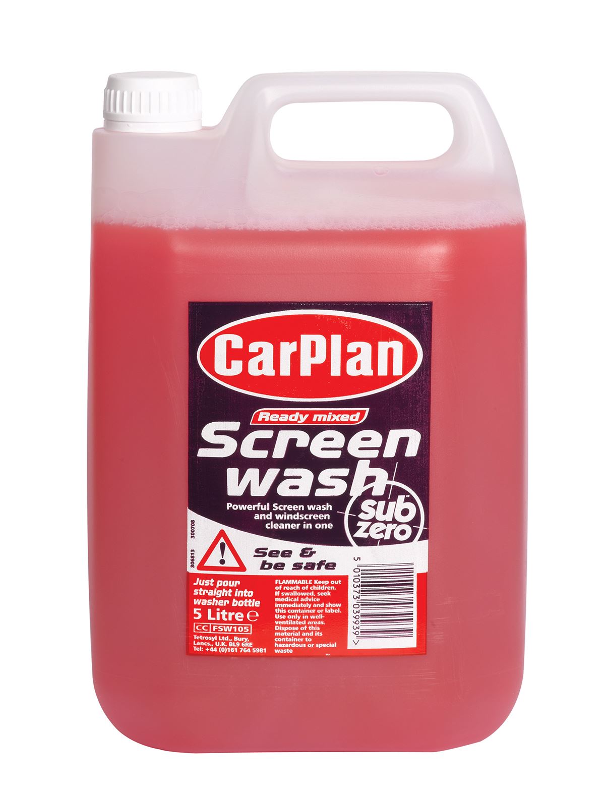 CarPlan Forecourt Screen Wash 5L 5 Litres Windscreen Cleaner Ready