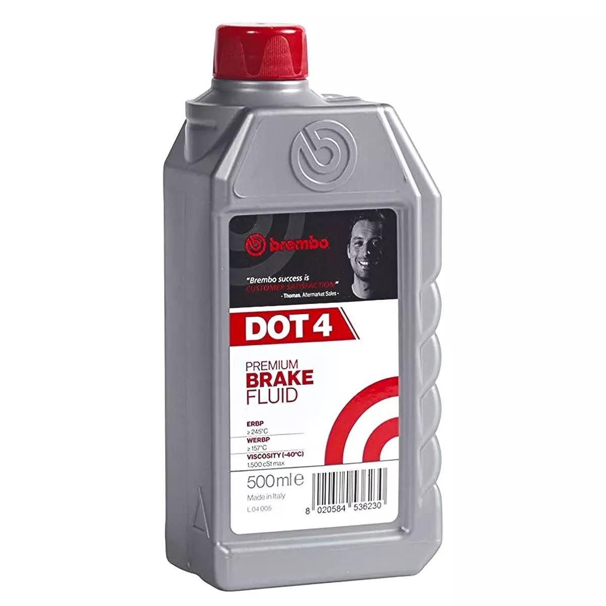 Brake Fluid DOT4 250ml 500ml 1L 5 Litres 1500 Viscosity at -40C Degrees BREMBO - Picture 3 of 53