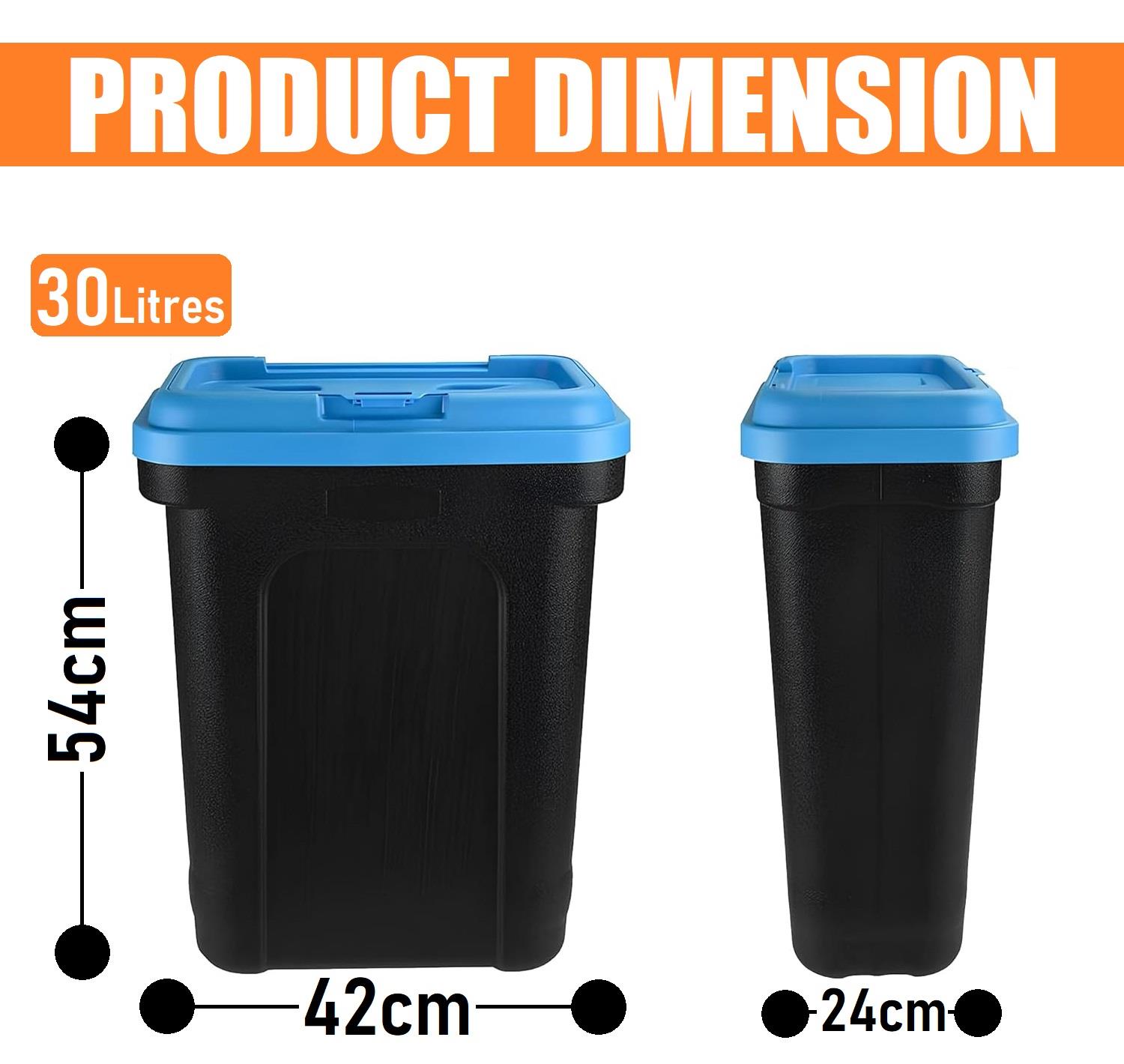 PET FOOD STORAGE SPACE SAVING DURABLE LIGHTWEIGHT STACKABLE PET FOOD CONTAINER