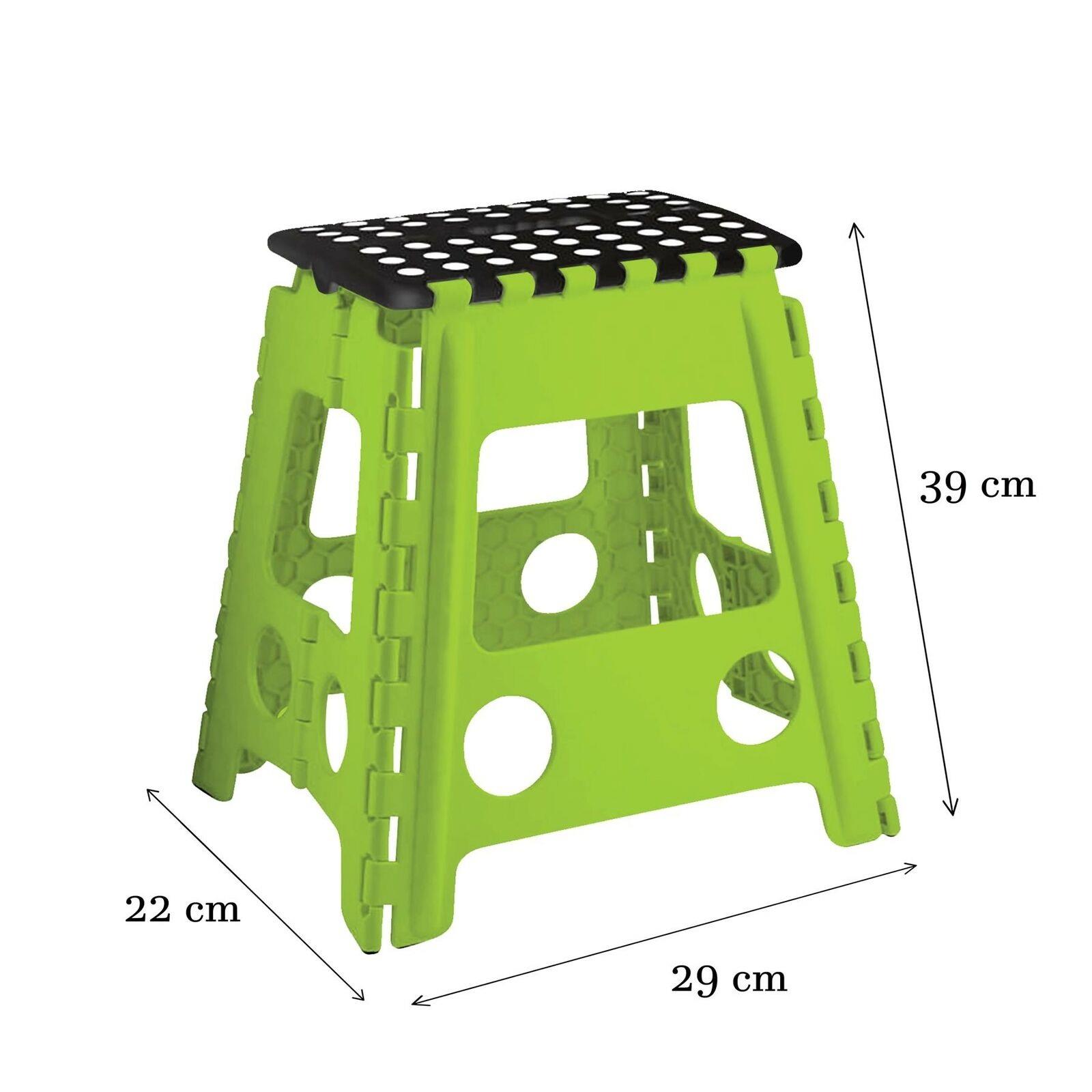 Steel Folding 1 2 3 4 Step Ladder Safety NonSlip Small Stool Ladders Kitchen DIY - Picture 24 of 26