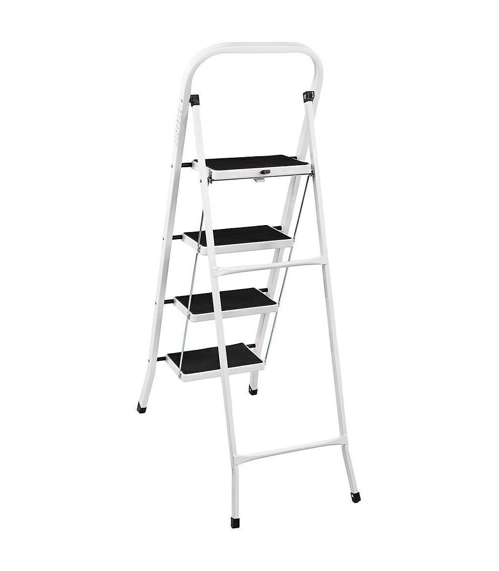 Steel Folding 1 2 3 4 Step Ladder Safety NonSlip Small Stool Ladders Kitchen DIY - Picture 14 of 26