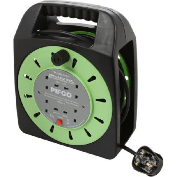 UK Extension Lead Reel Socket 2/4 Gang Way Multi Plug 5M/10M/15M/20M