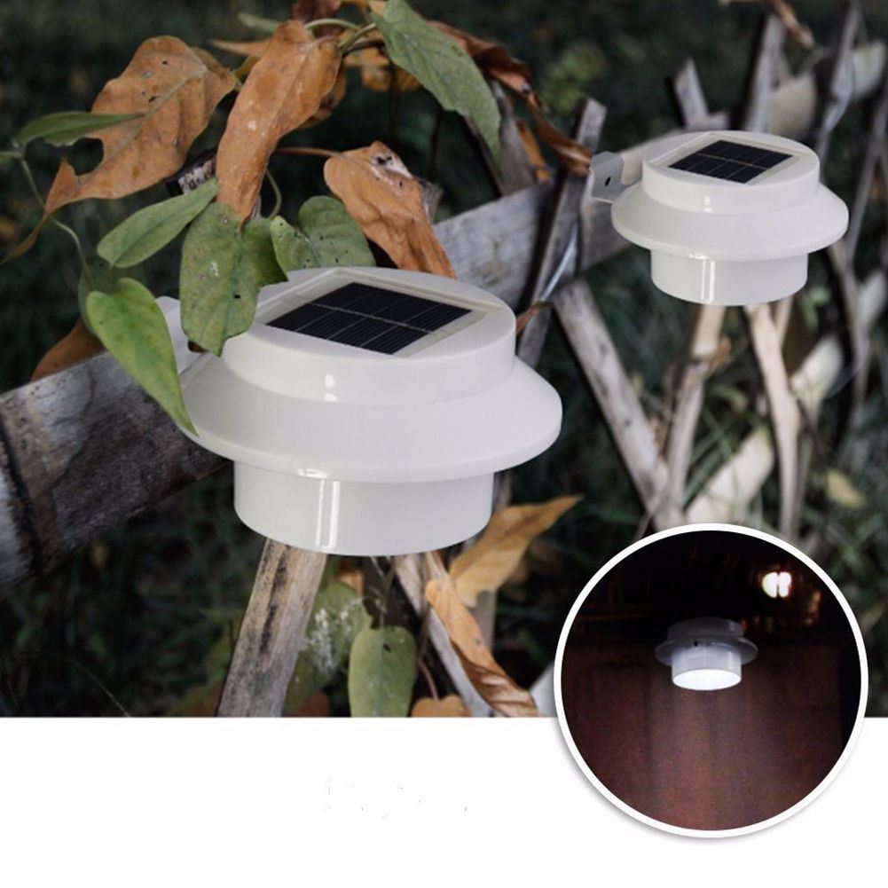New Bright Solar Garden Lights Door Fence Wall Path LED Lights Outdoor Lightning