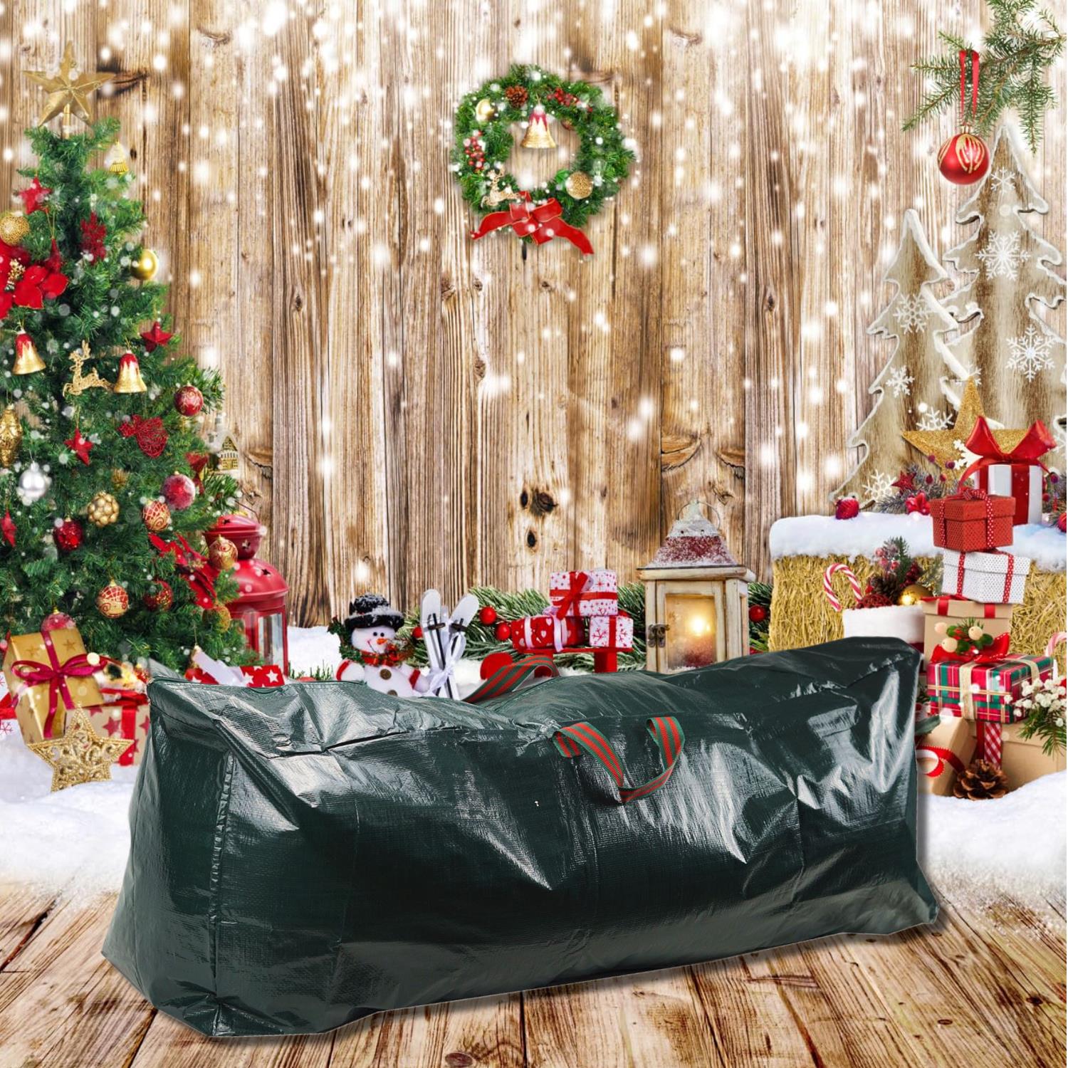 Green Christmas Storage Bag Organised Durable Space Saving Versatile Xmas Bag - Picture 24 of 30