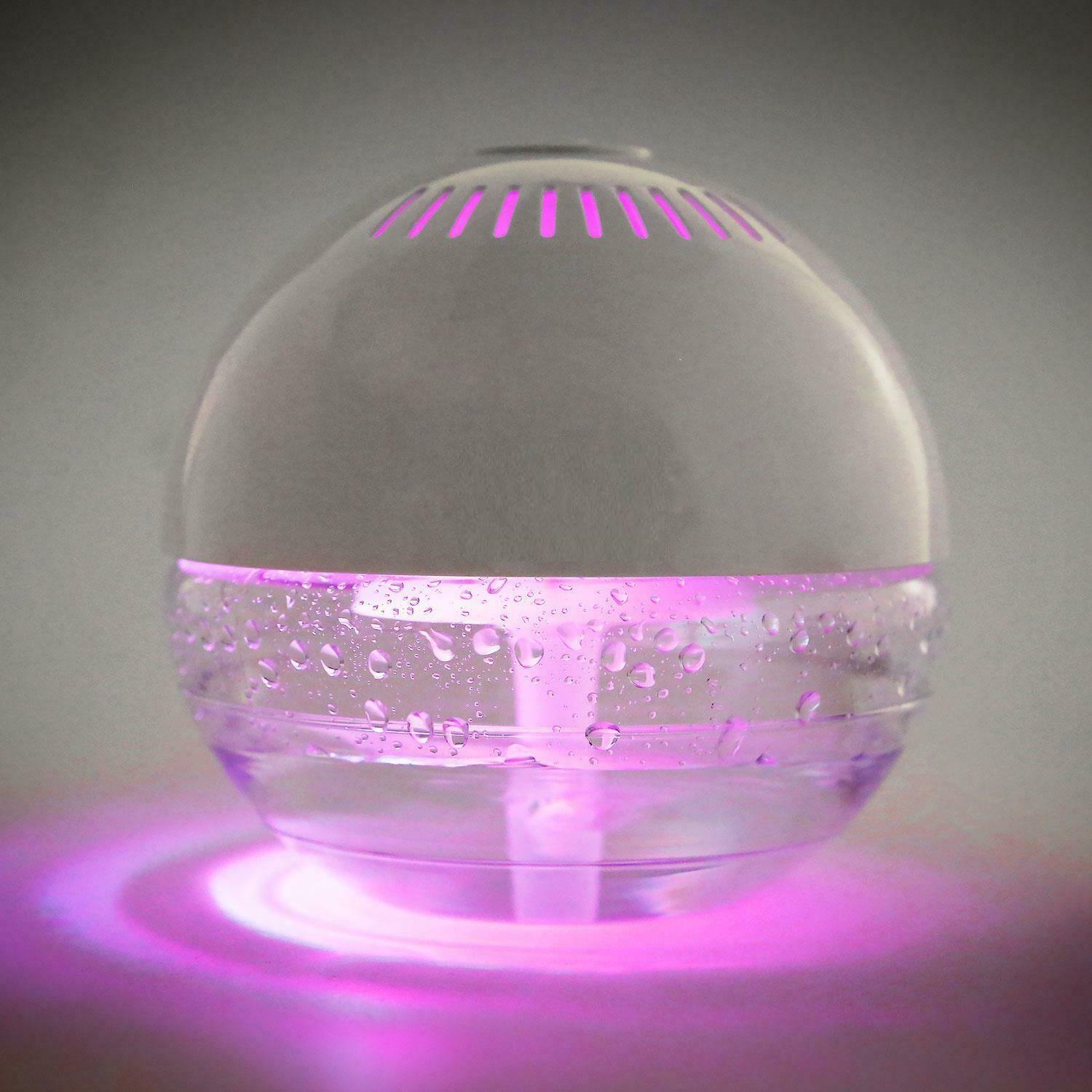 COLOUR CHANGING GLOBE FRESH AIR PURIFIER REVITALISER IONIZER HUMIDIFIER DIFFUSER eBay