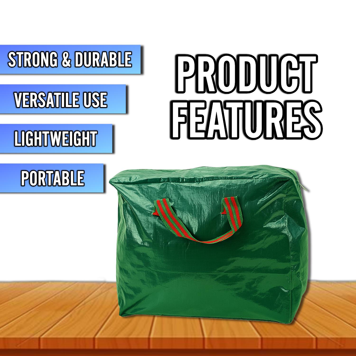 Green Christmas Storage Bag Organised Durable Space Saving Versatile Xmas Bag - Picture 18 of 30